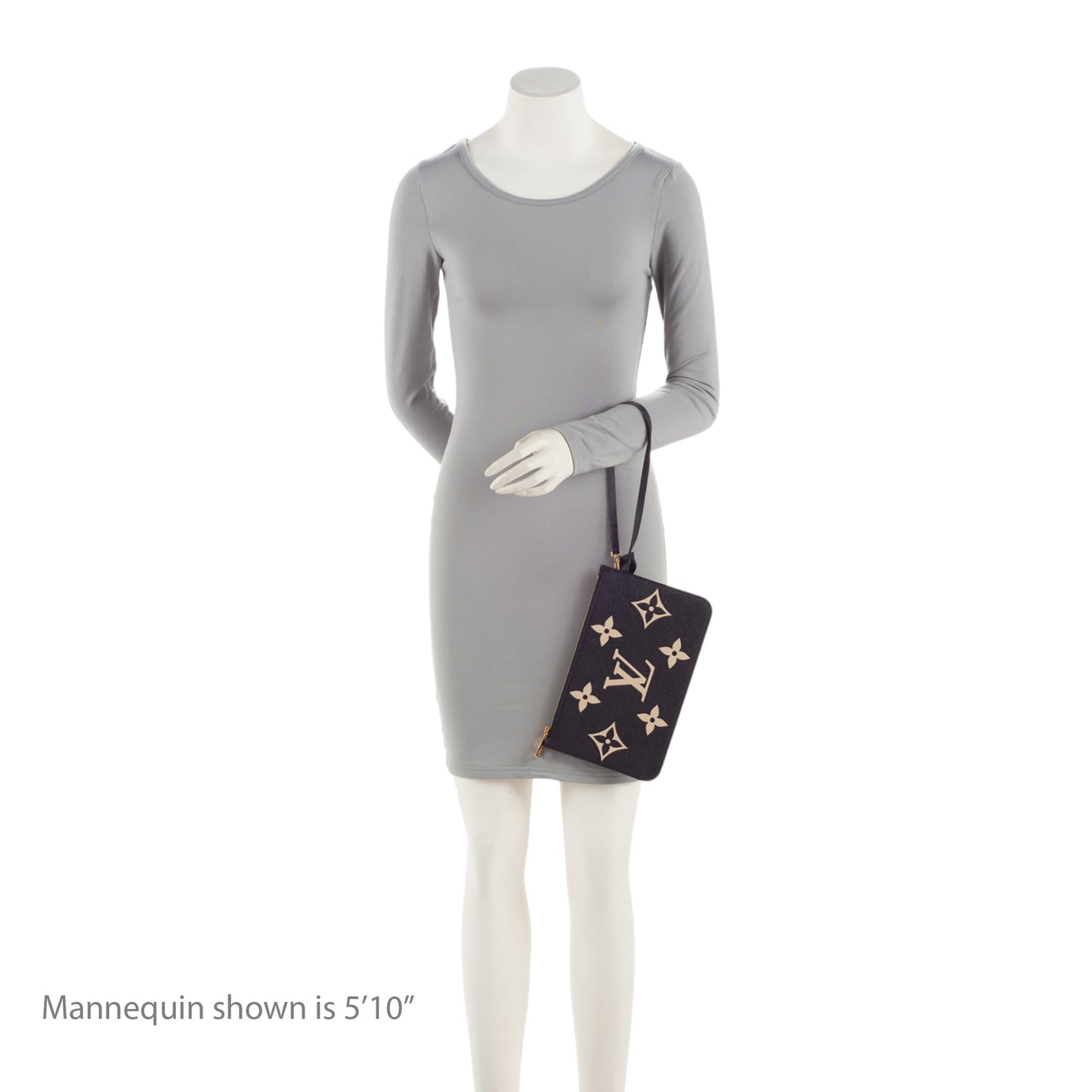 Louis Vuitton Giant Monogram Empreinte Neverfull MM Pochette (SHF-NNIvo5)