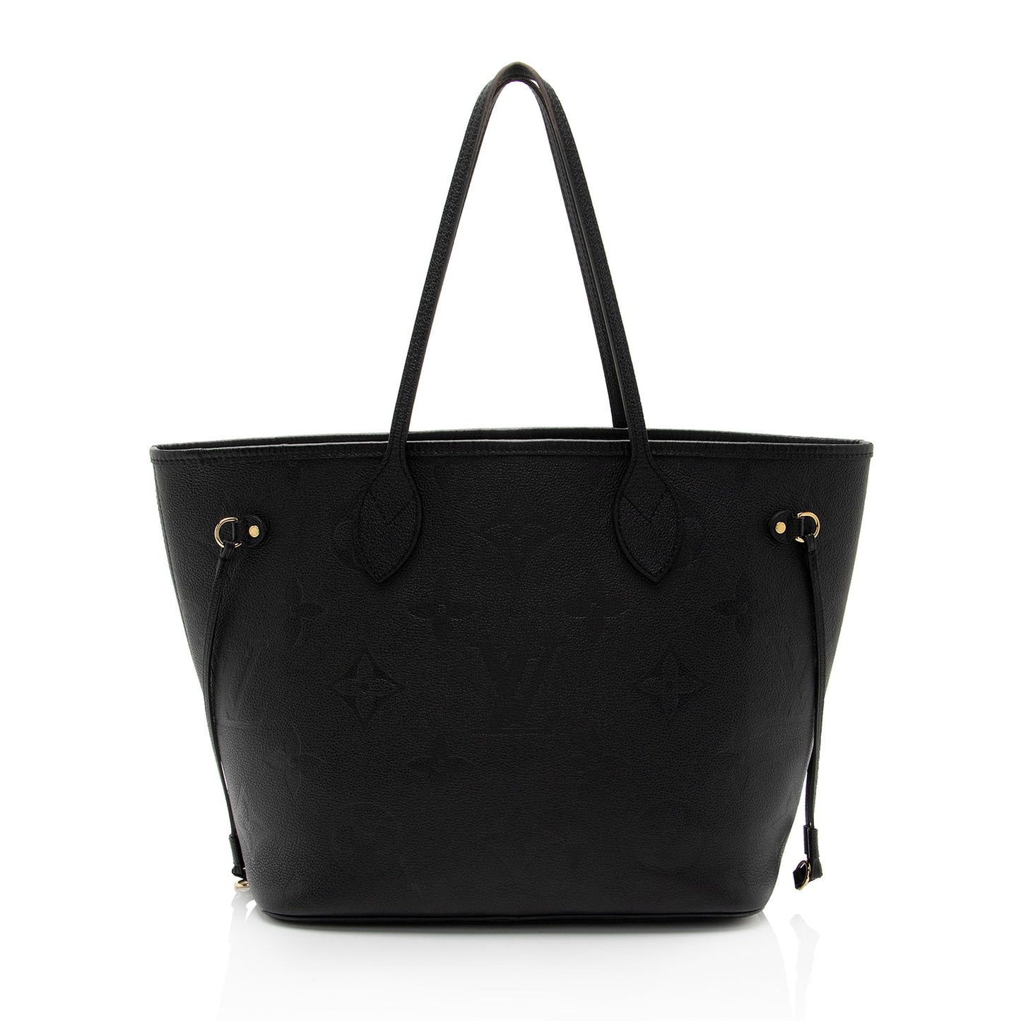 Louis Vuitton Giant Monogram Empreinte Neverfull MM Tote (SHF-8RMBWU)