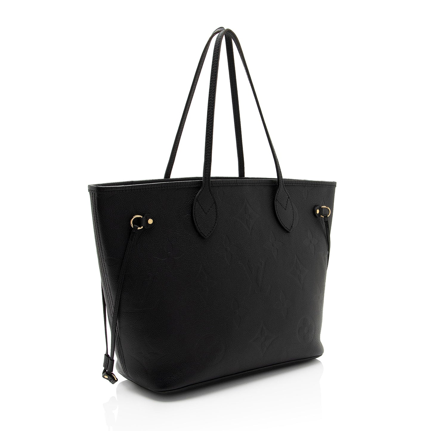 Louis Vuitton Giant Monogram Empreinte Neverfull MM Tote (SHF-8RMBWU)