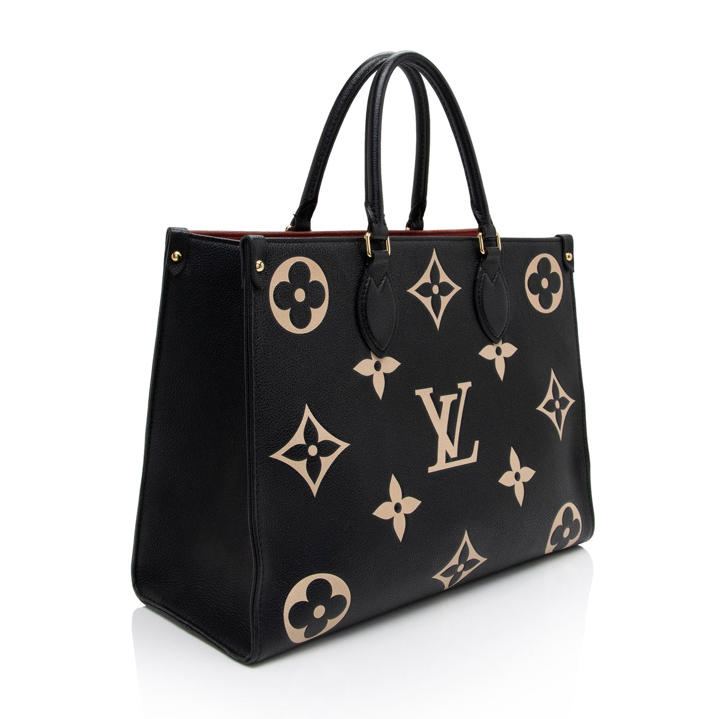 Louis Vuitton Giant Monogram Empreinte Onthego MM Tote (SHF-CK5O6d)