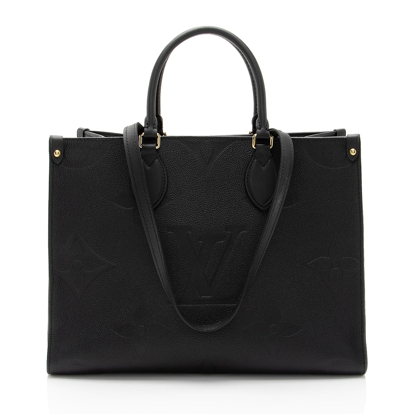 Louis Vuitton Giant Monogram Empreinte Onthego MM Tote (SHF-NgC3Ny)