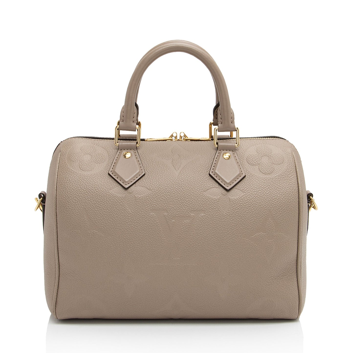Louis Vuitton Giant Monogram Empreinte Speedy Bandouliere 25 Satchel (SHF-IaNyOF)