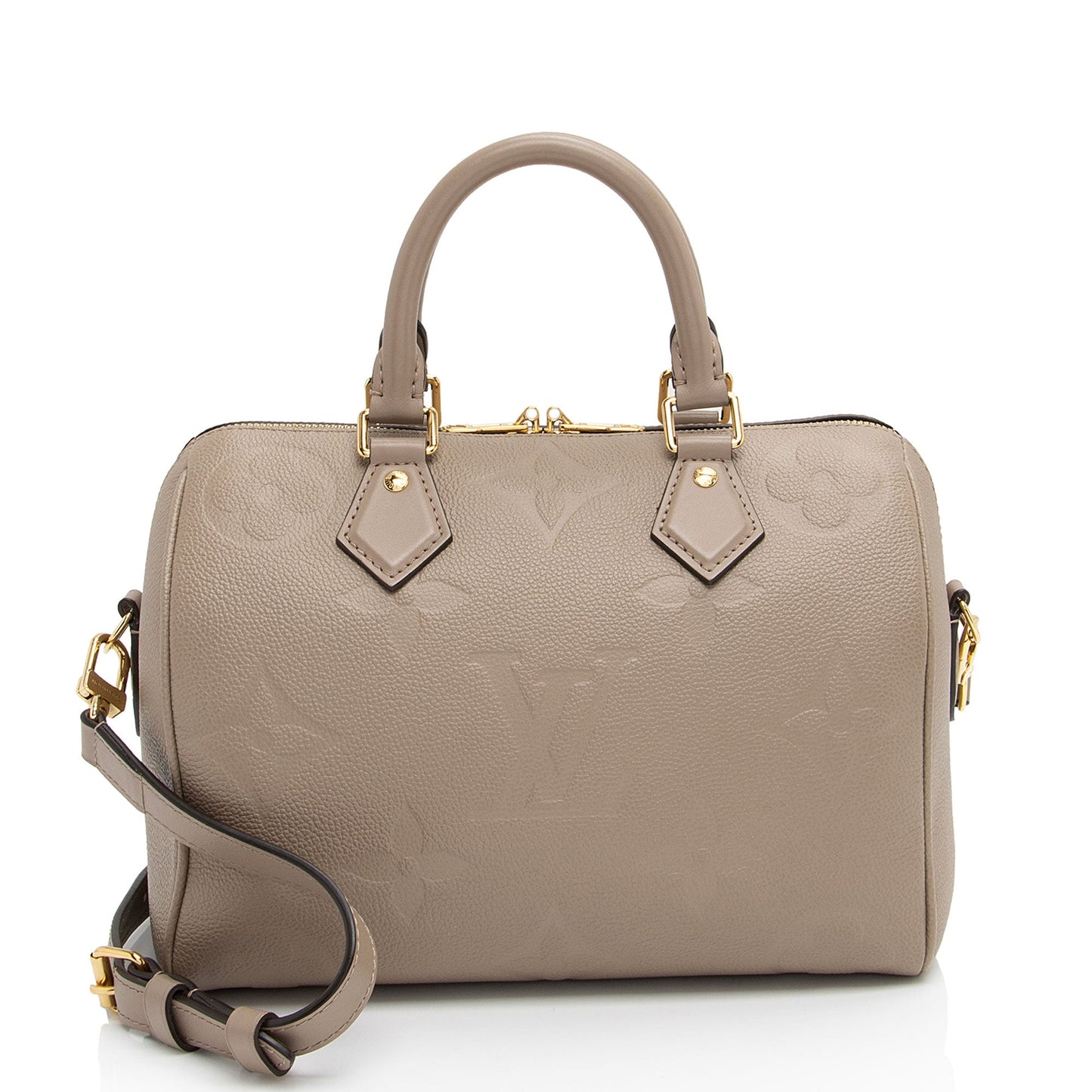 Louis Vuitton Giant Monogram Empreinte Speedy Bandouliere 25 Satchel (SHF-IaNyOF)
