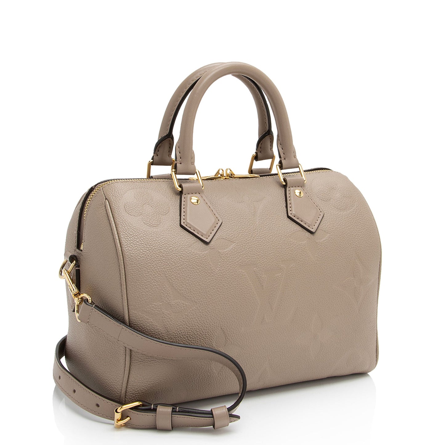 Louis Vuitton Giant Monogram Empreinte Speedy Bandouliere 25 Satchel (SHF-IaNyOF)