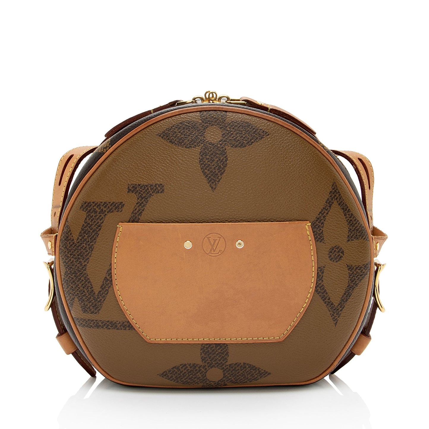 Louis Vuitton Giant Reverse Monogram Canvas Boite Chapeau Souple MM Shoulder Bag (SHF-JuvghO)