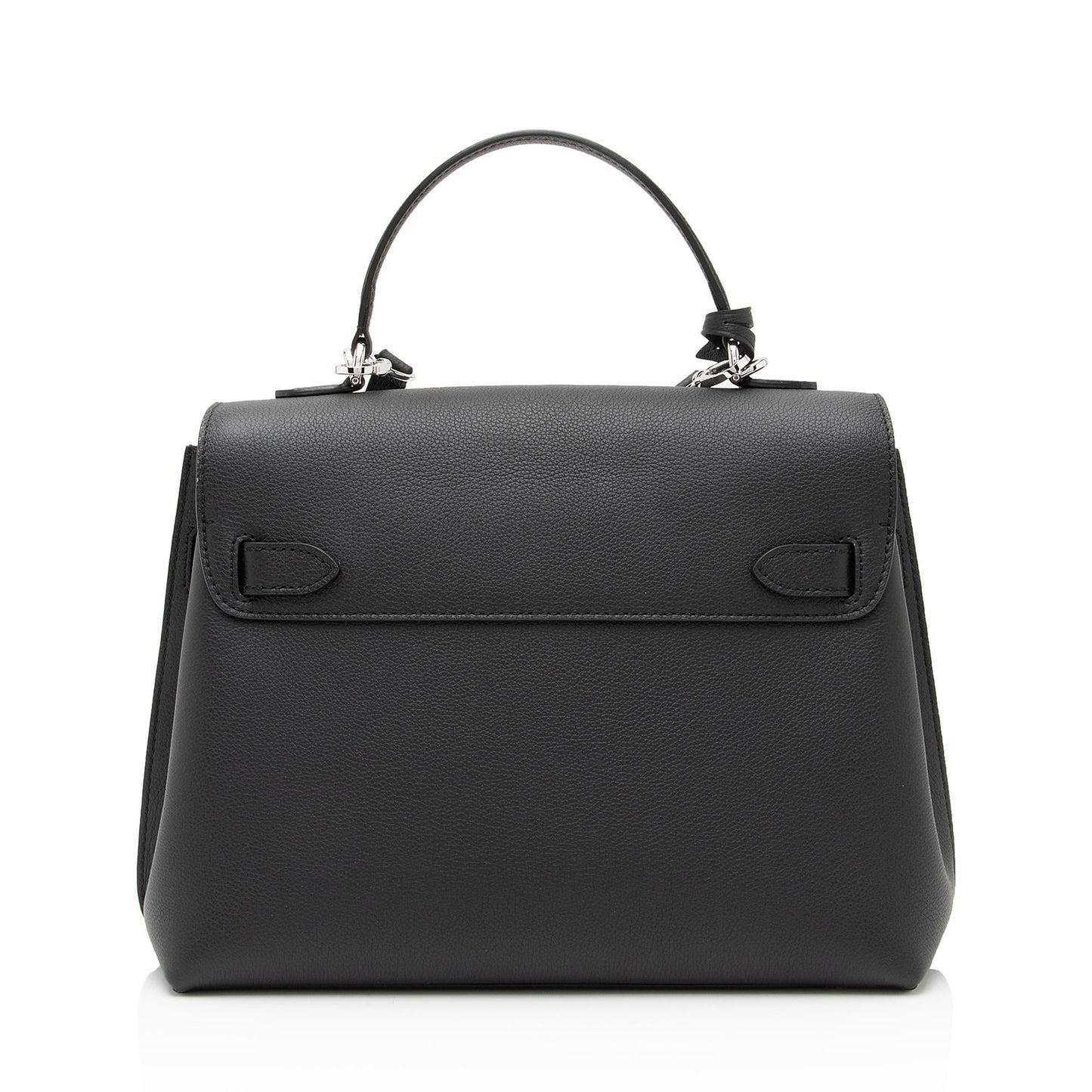 Louis Vuitton Grained Calfskin Lockme Ever MM Satchel (SHF-wlXBsa)