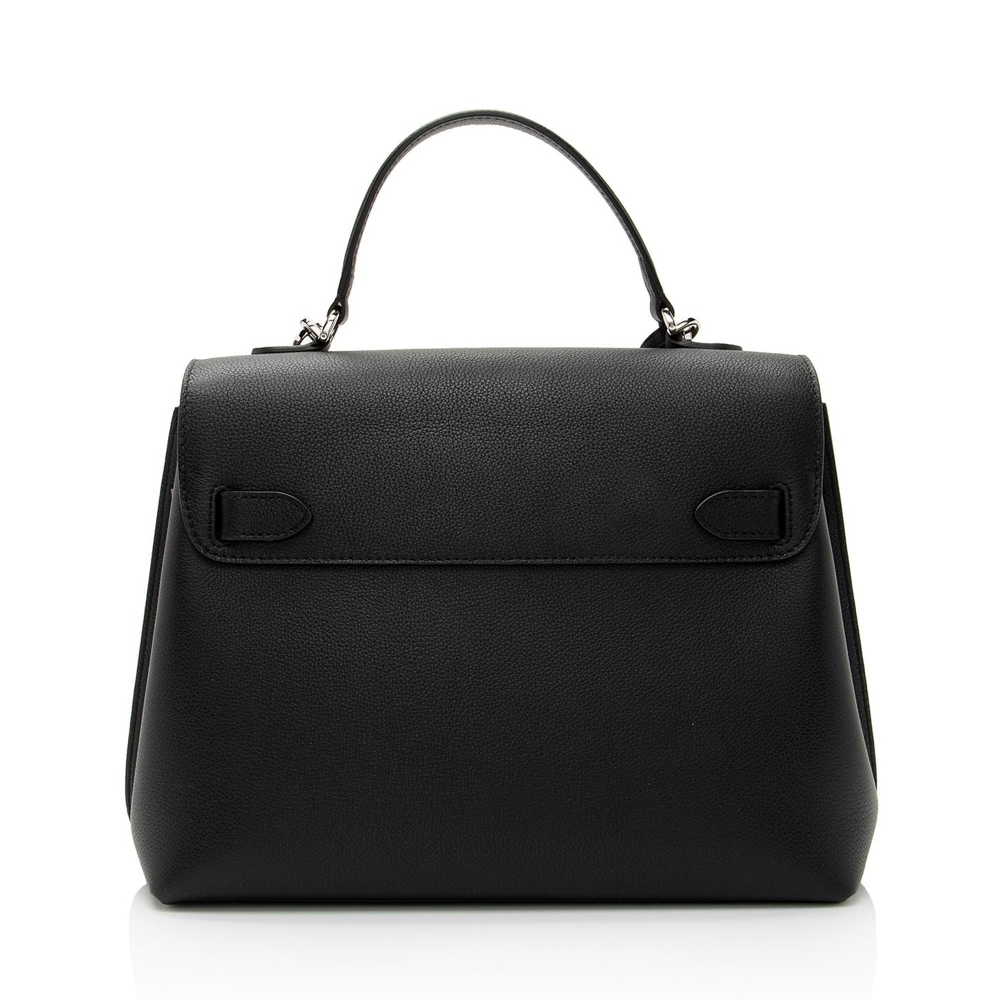 Louis Vuitton Grained Calfskin Lockme Ever MM Satchel (SHF-OiIBfz)