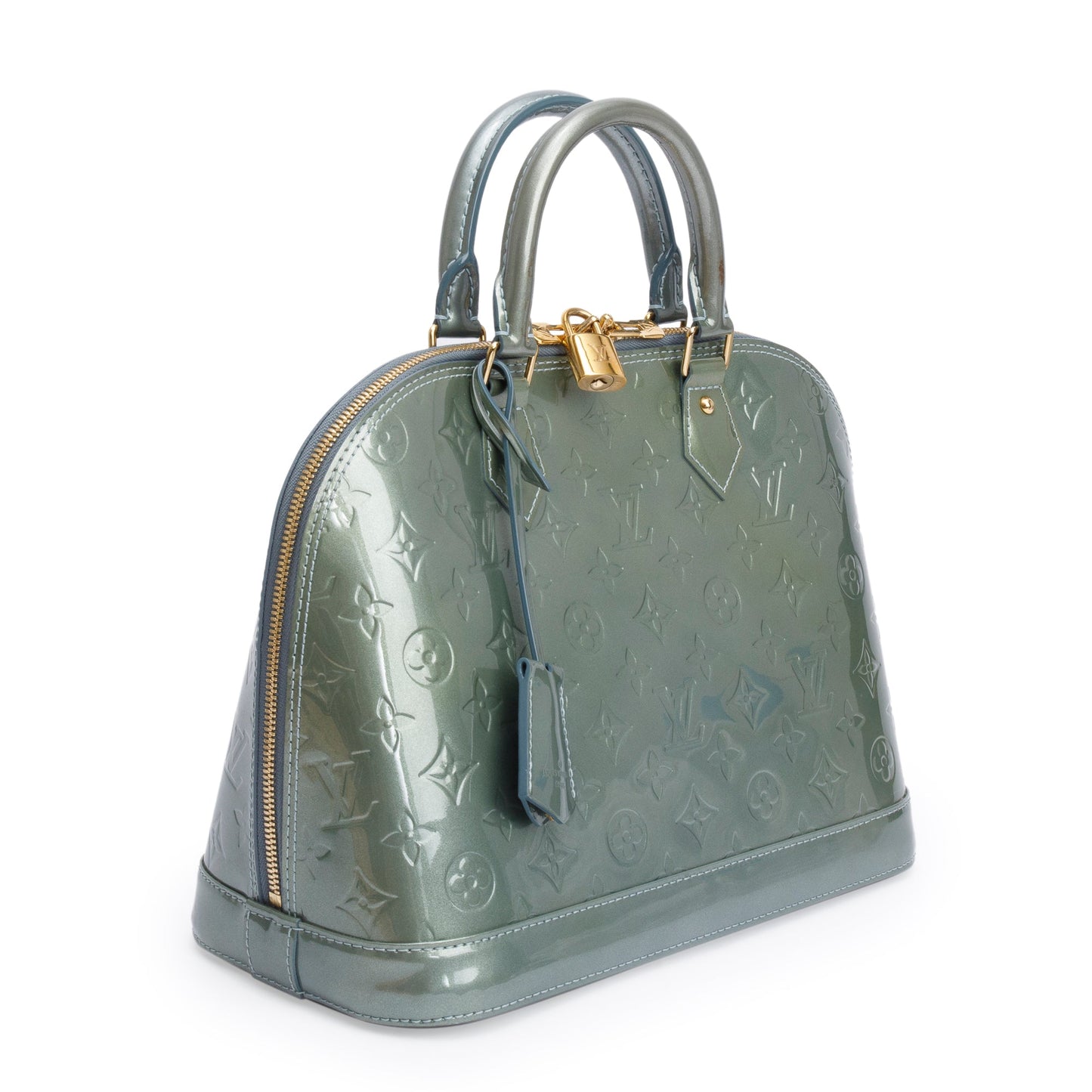 Louis Vuitton Green Monogram Vernis Alma PM