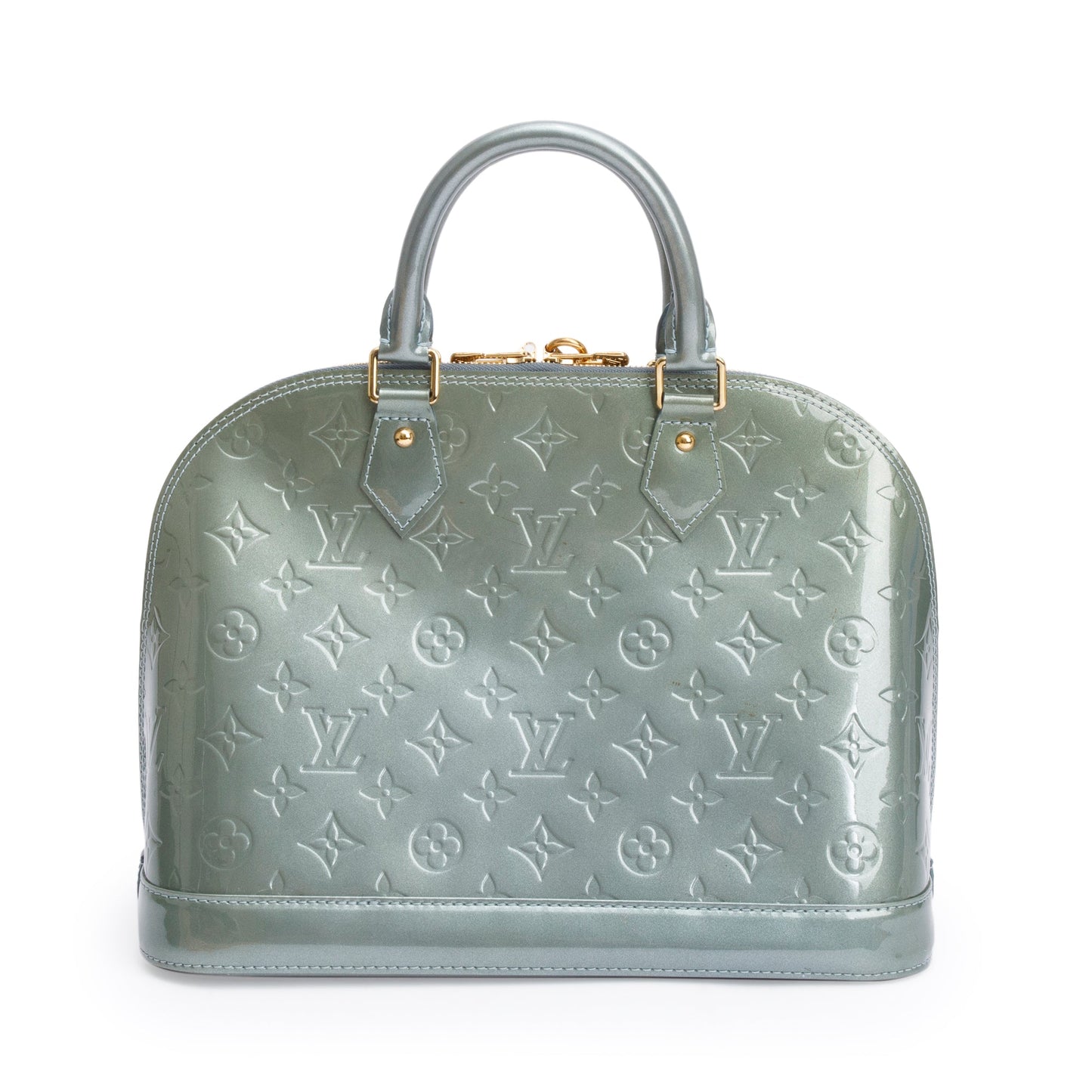 Louis Vuitton Green Monogram Vernis Alma PM