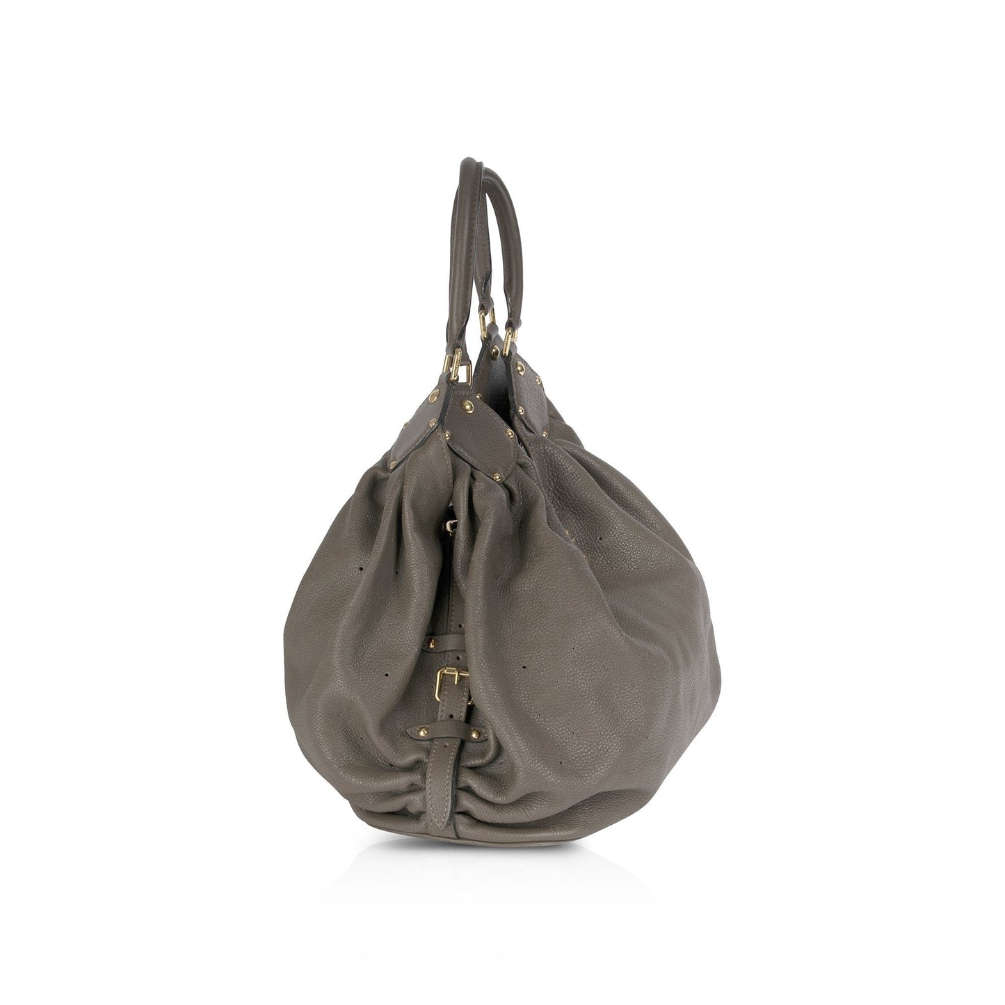 Louis Vuitton Grey Mahina XL Hobo