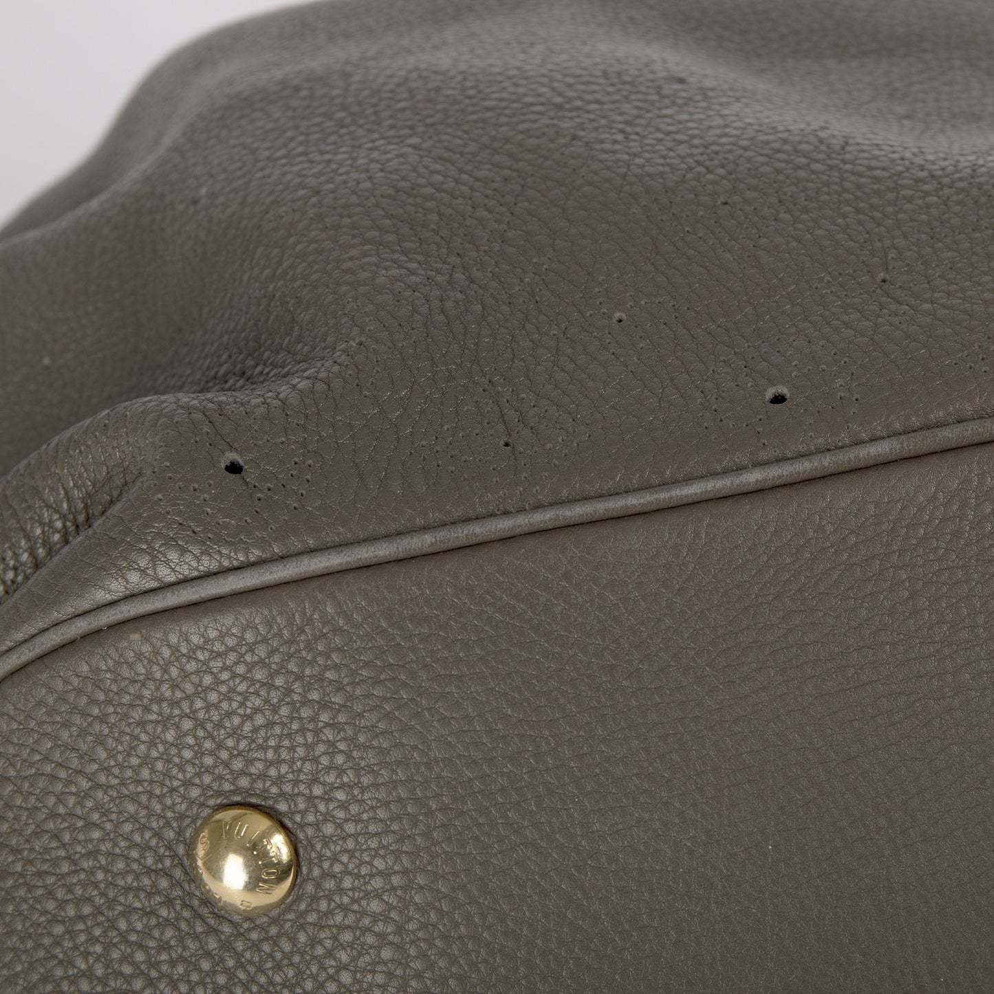 Louis Vuitton Grey Mahina XL Hobo