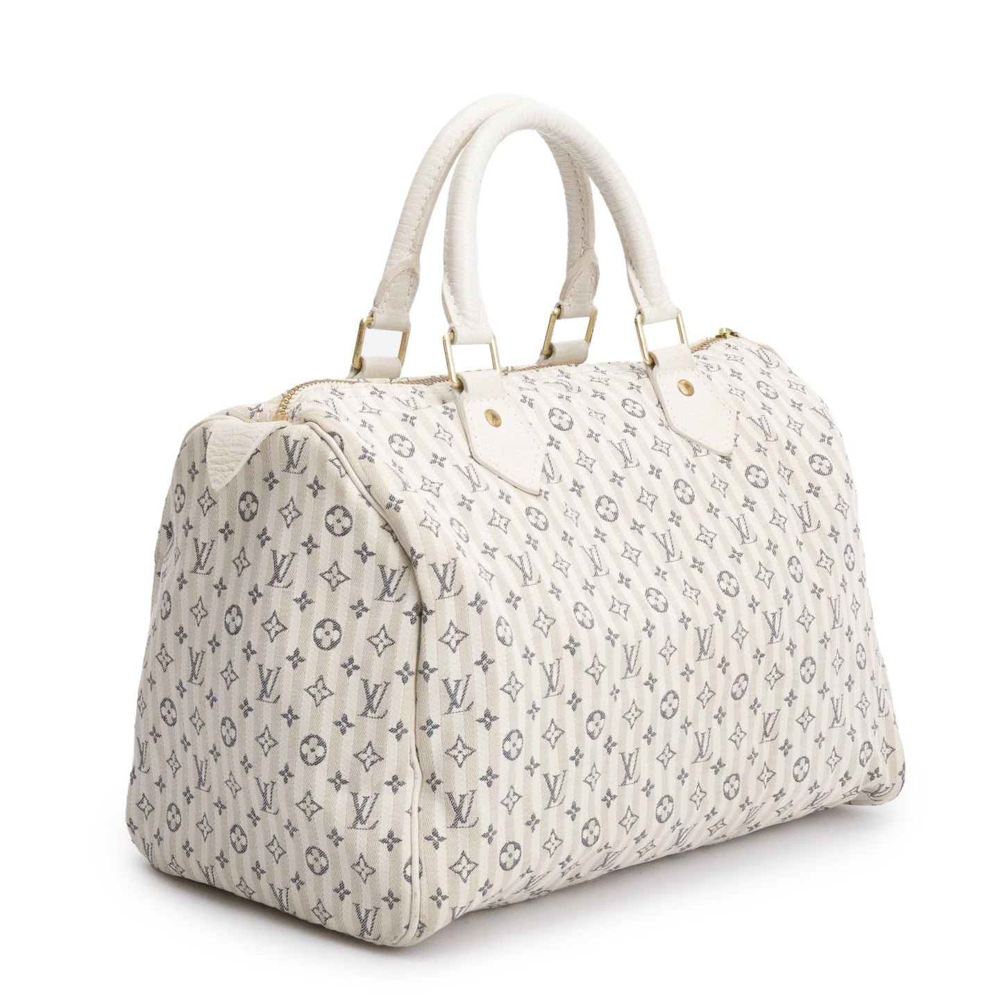 Louis Vuitton Grey Mini Lin Speedy 30