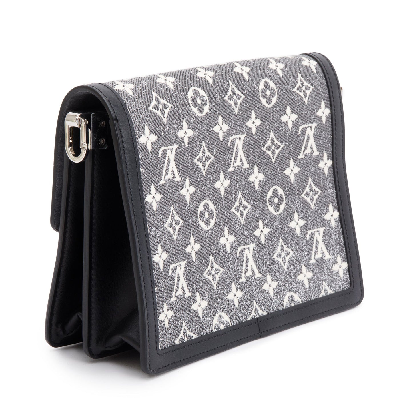 Louis Vuitton Grey Monogram Jacquard Denim Dauphine MM
