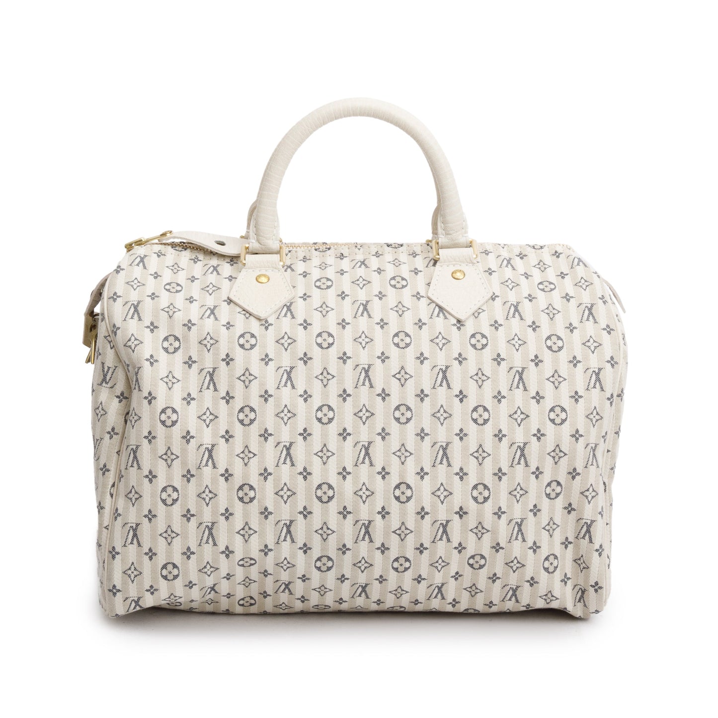 Louis Vuitton Grey Monogram Mini Lin Speedy 30
