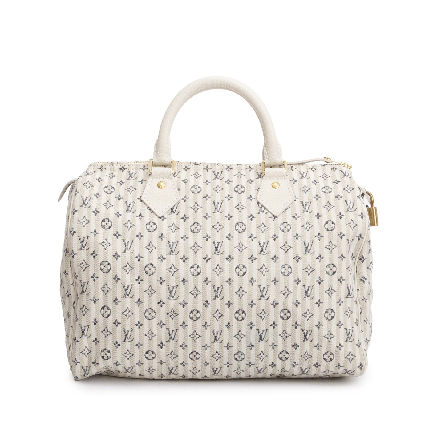 Louis Vuitton Grey Monogram Mini Lin Speedy 30