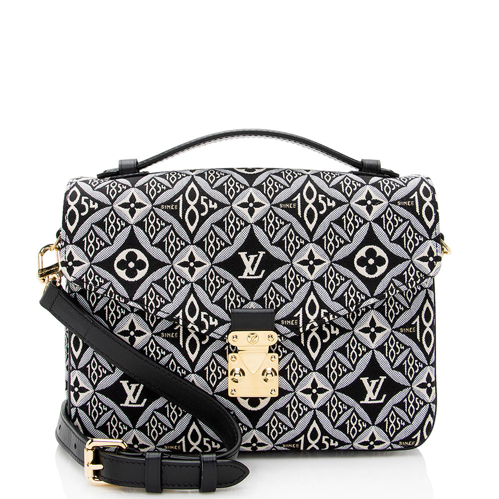 Louis Vuitton Jacquard Since 1854 Pochette Metis Shoulder Bag (SHF-22038)