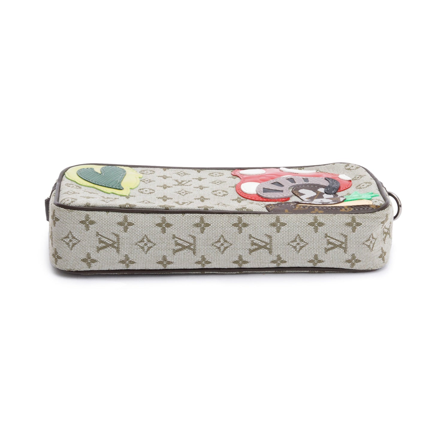 Louis Vuitton Khaki Green Monogram Mini Lin Conte De Fees Mushroom MIni Pochette