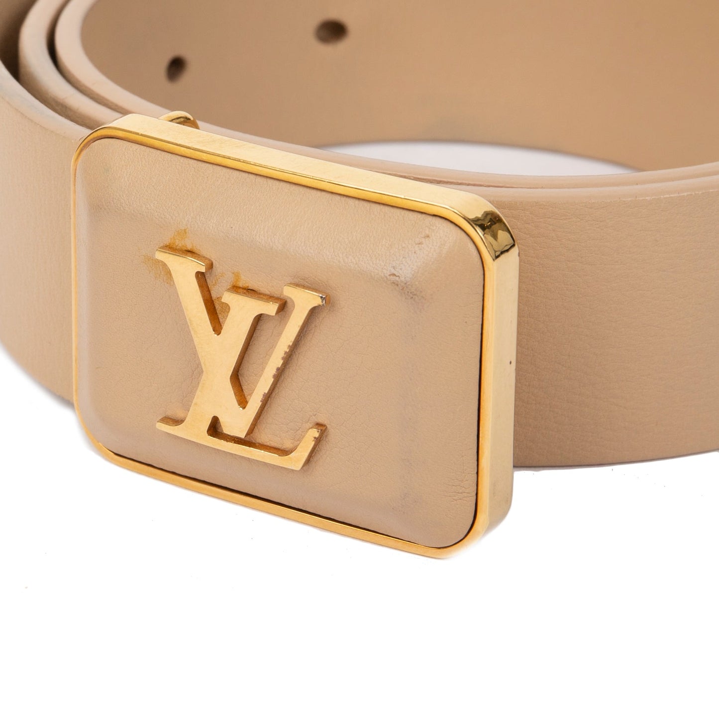 Louis Vuitton LV Buckle Leather Belt