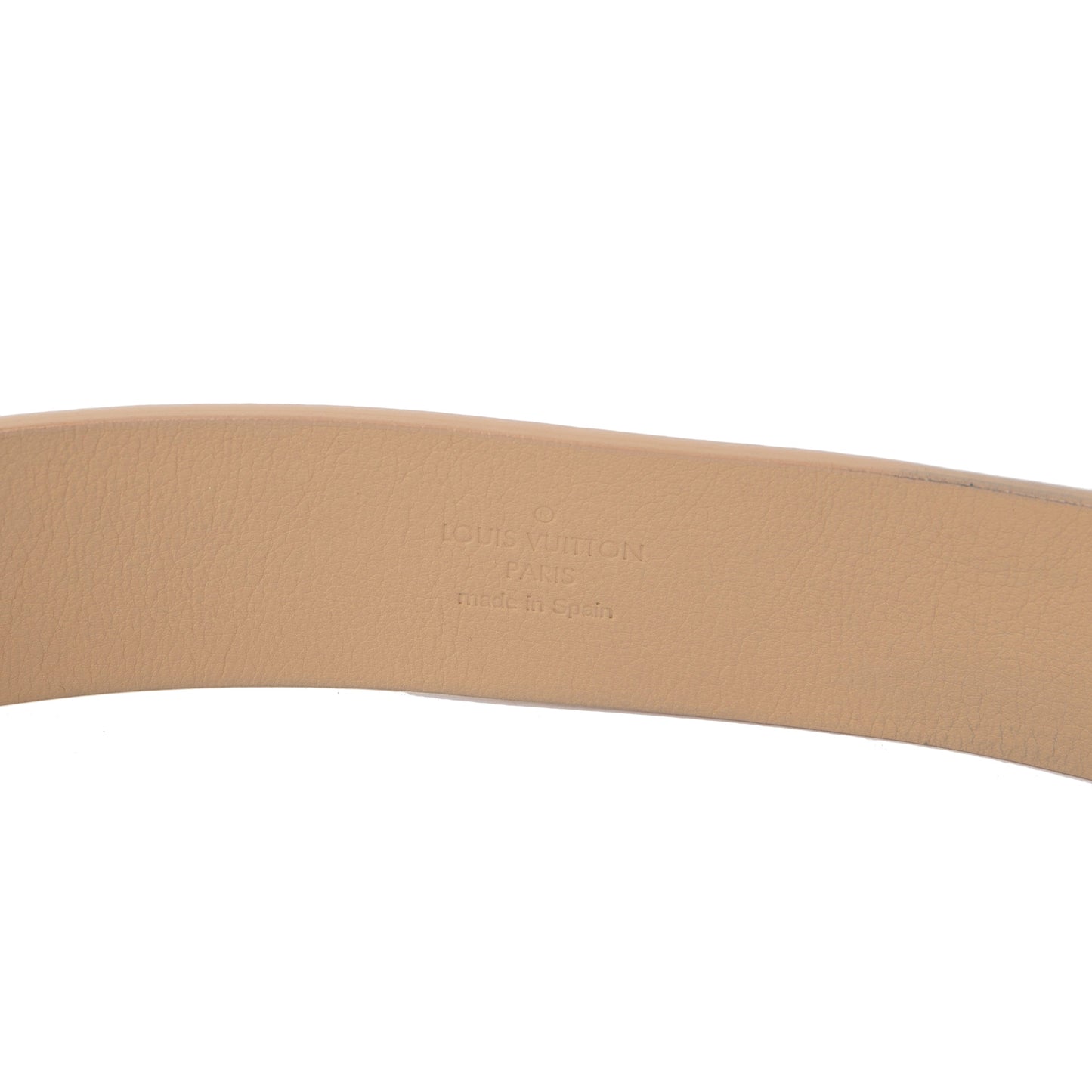Louis Vuitton LV Buckle Leather Belt