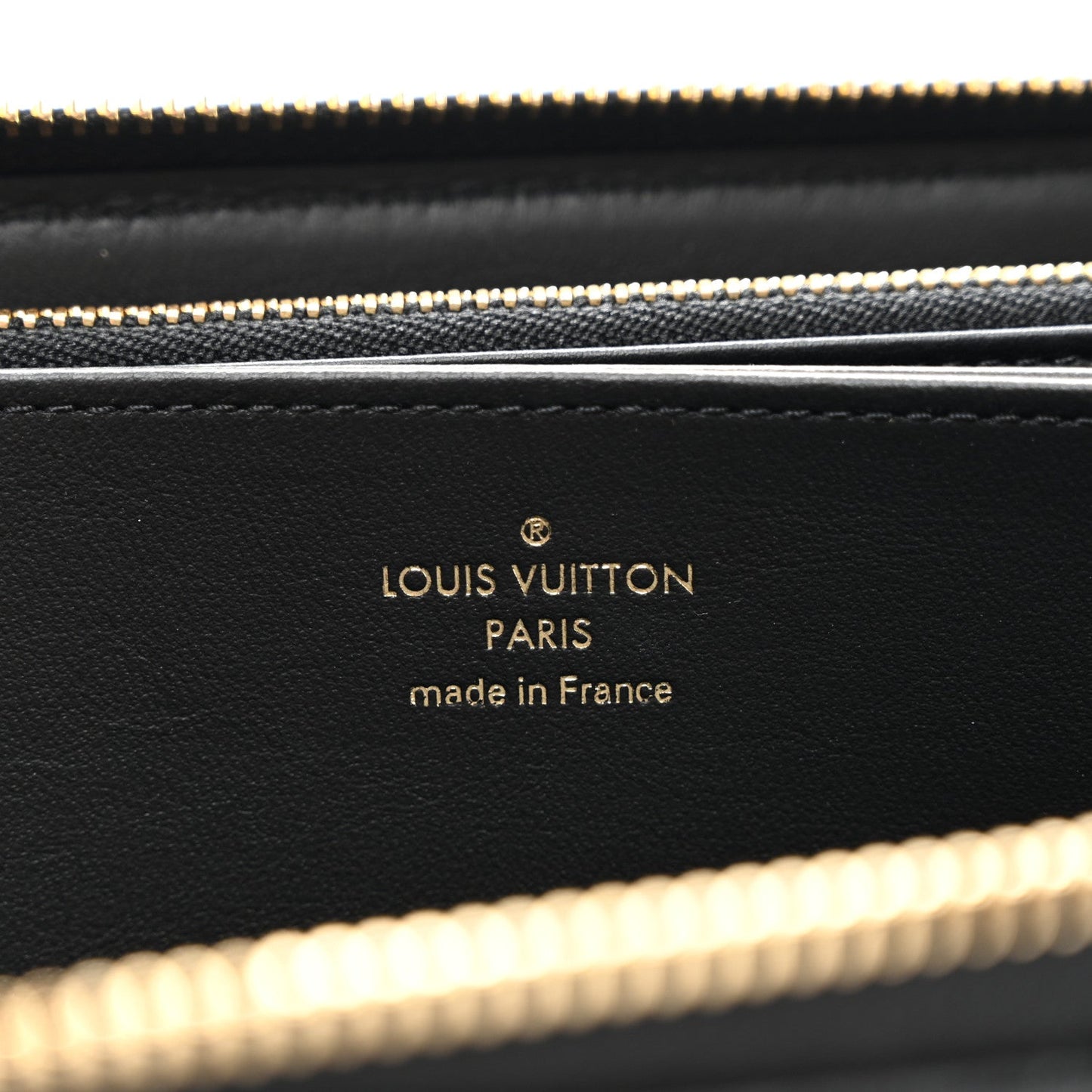 LOUIS VUITTON LAMBSKIN EMBOSSED MONOGRAM COUSSIN ZIPPY WALLET