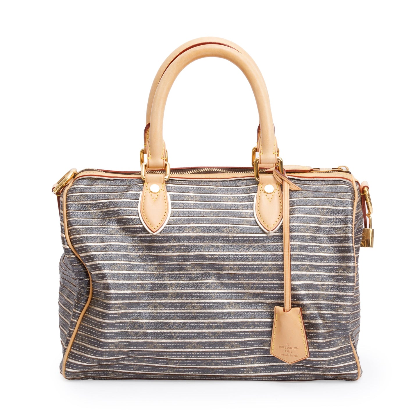 Louis Vuitton Limited Edition Argent Monogram Eden Speedy Bandouliere 30