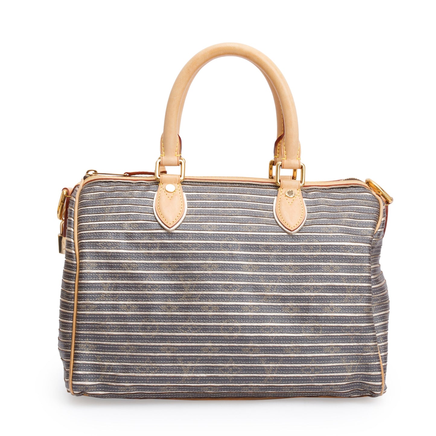 Louis Vuitton Limited Edition Argent Monogram Eden Speedy Bandouliere 30