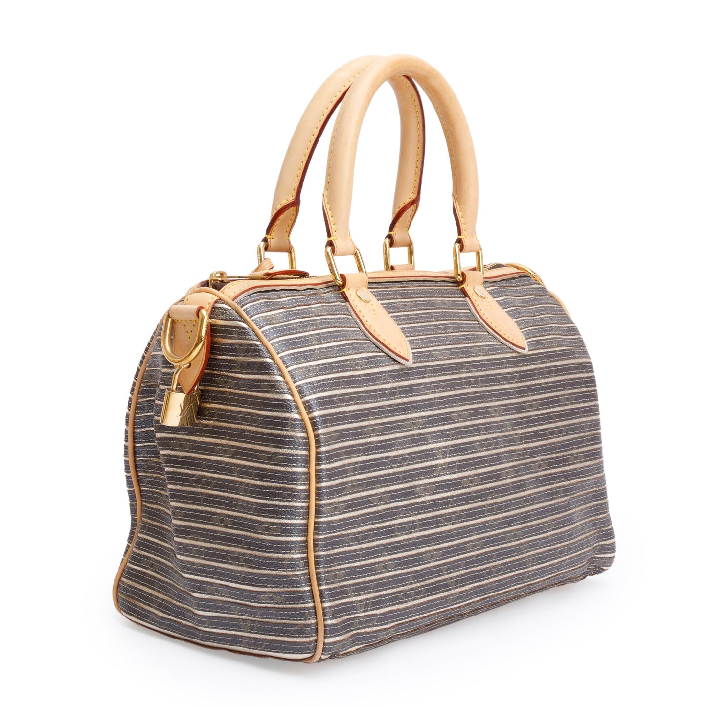 Louis Vuitton Limited Edition Argent Monogram Eden Speedy Bandouliere 30