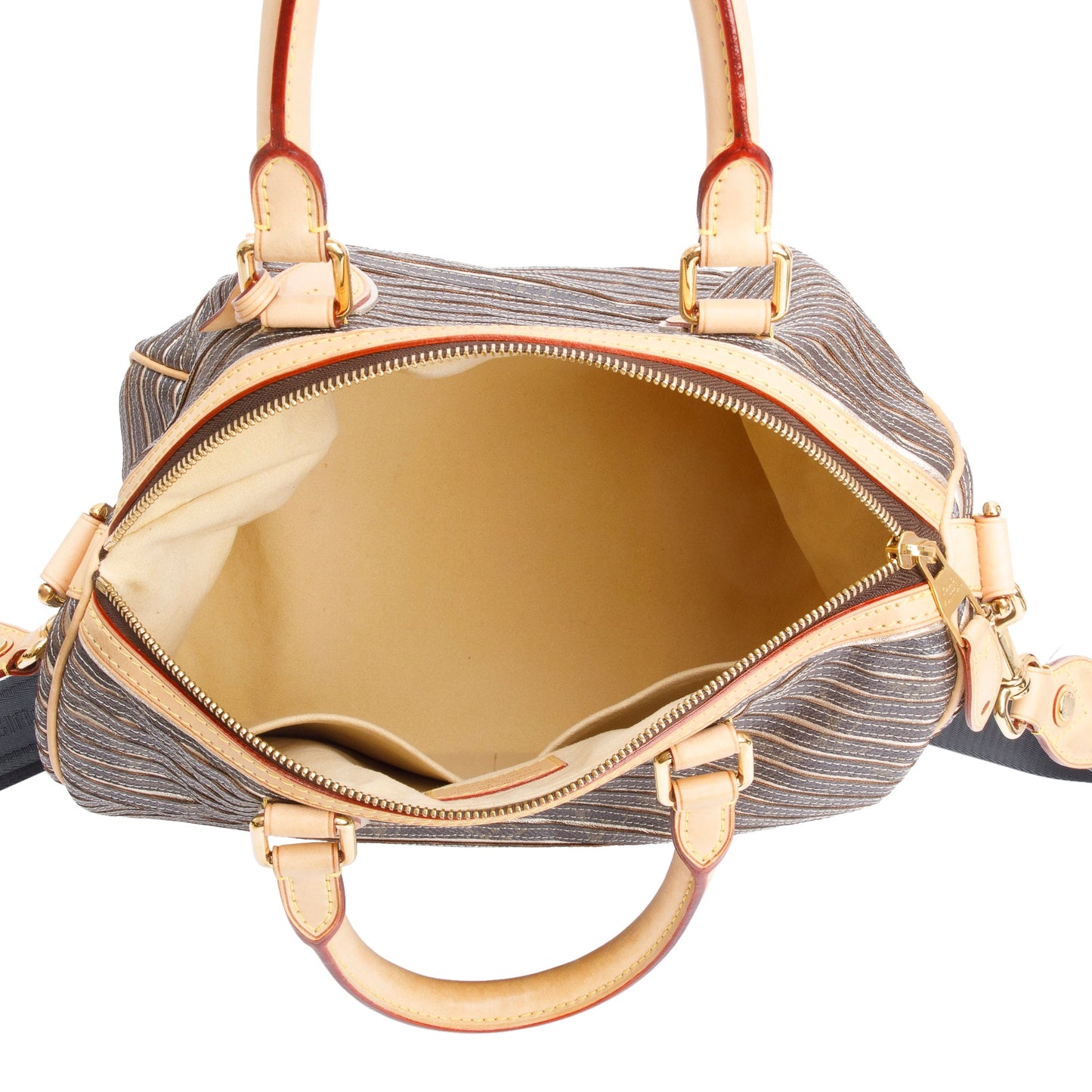 Louis Vuitton Limited Edition Argent Monogram Eden Speedy Bandouliere 30
