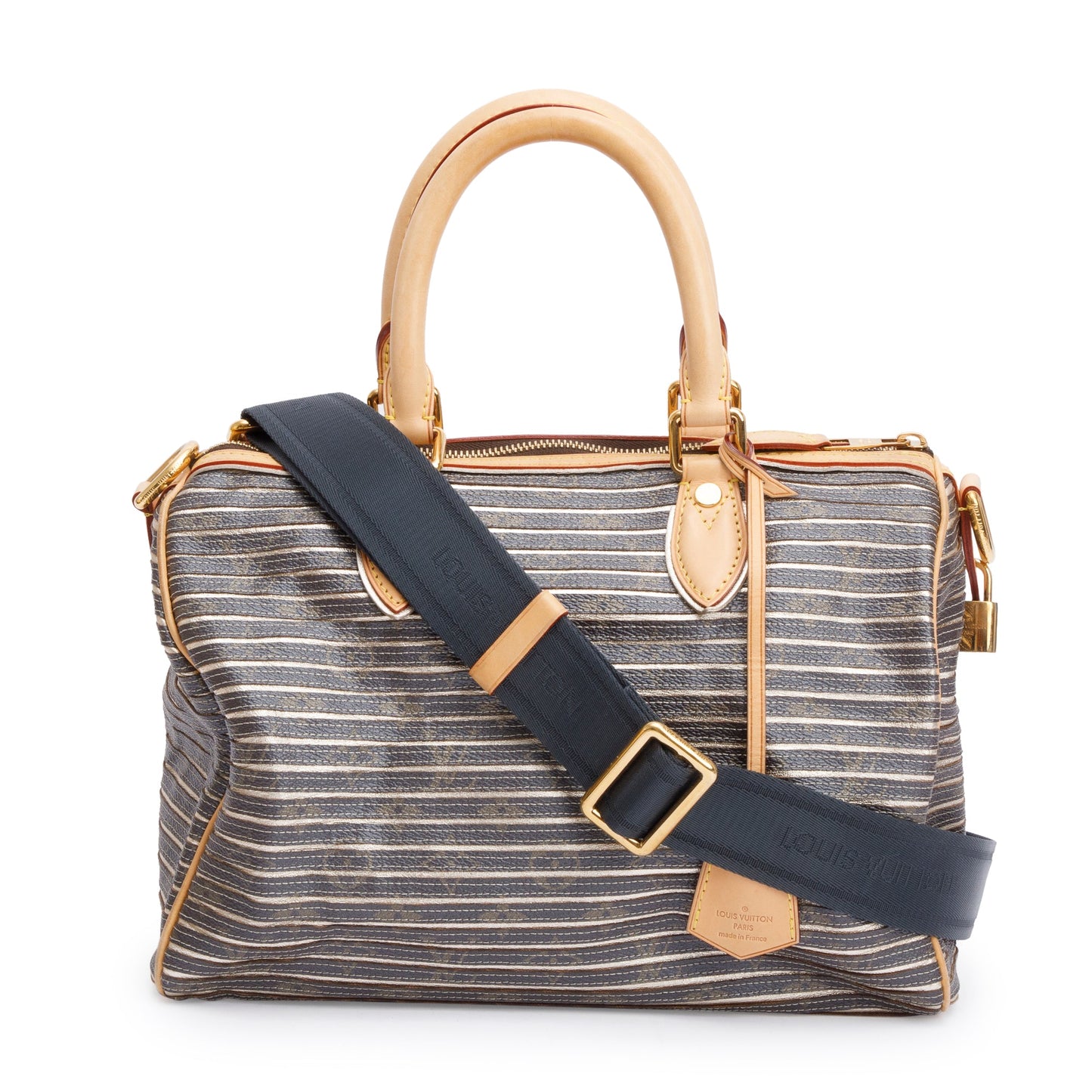 Louis Vuitton Limited Edition Argent Monogram Eden Speedy Bandouliere 30