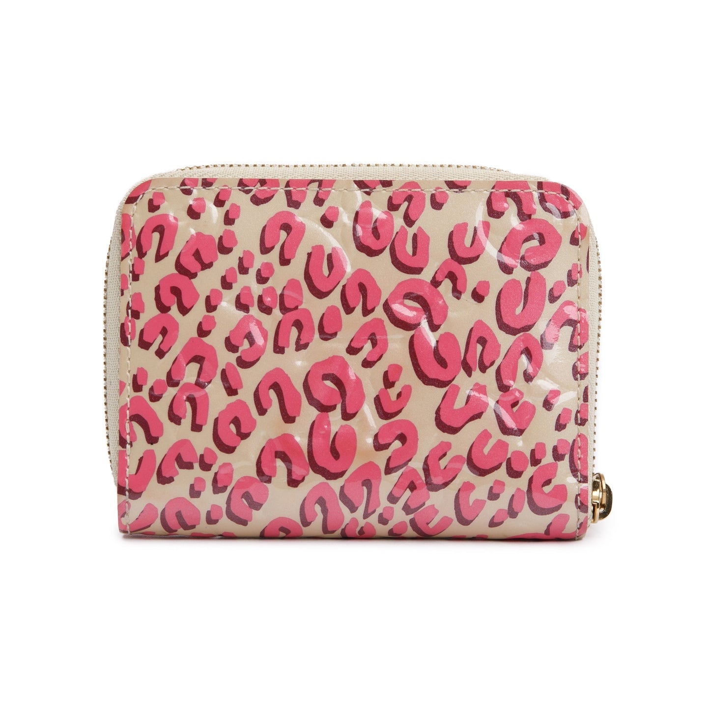 Louis Vuitton Limited Edition Blanc Corail Monogram Vernis Leopard Zippy Coin Purse