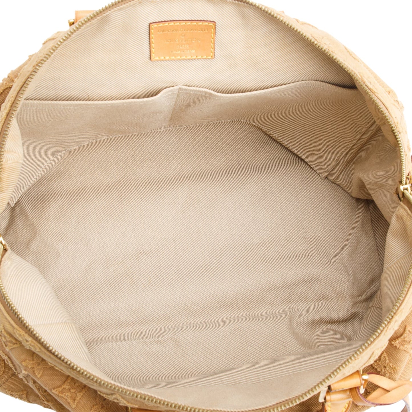 Louis Vuitton Limited Edition Brown Monogram Denim Stone Speedy Bandouliere 35
