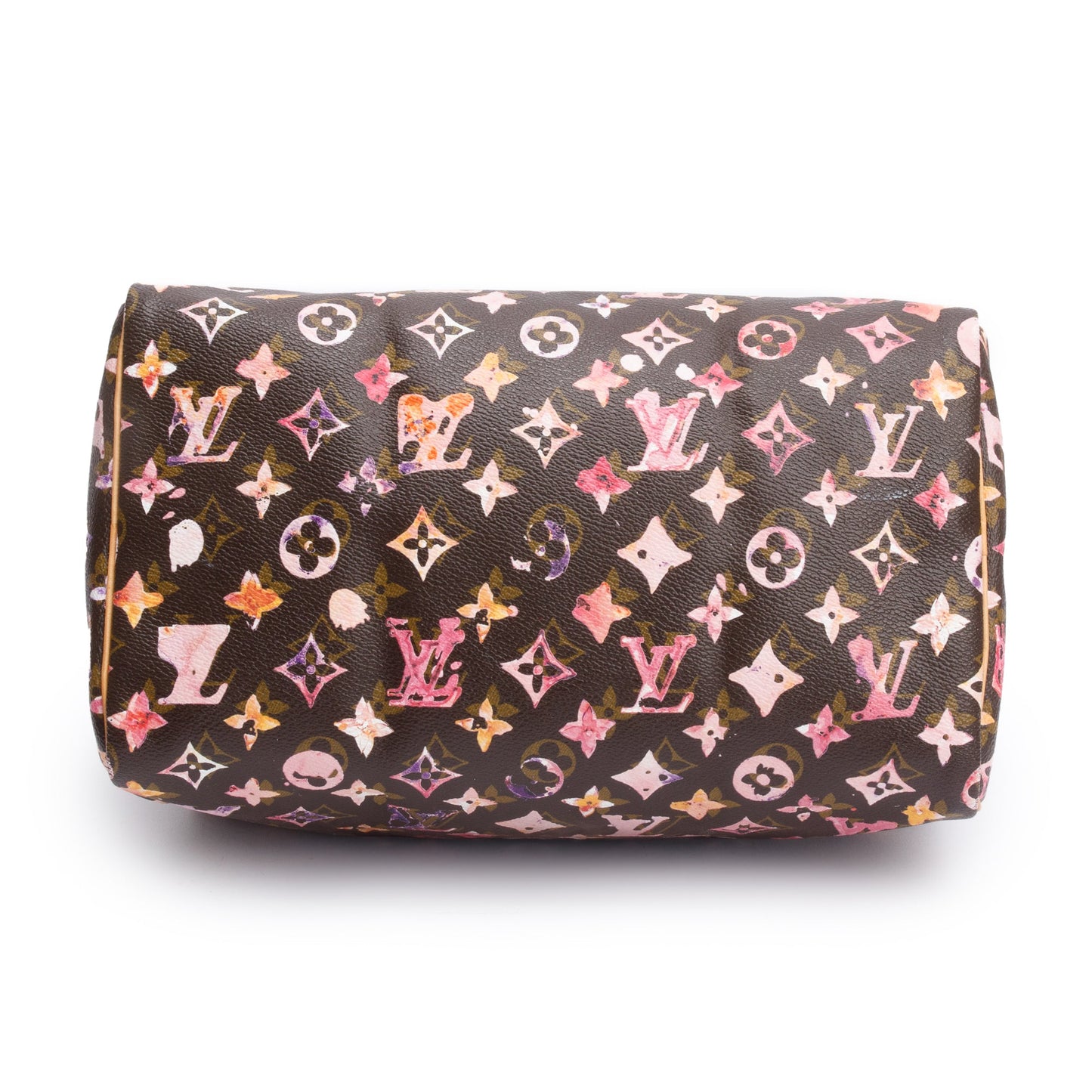 Louis Vuitton Limited Edition Brown Monogram Watercolor Aquarelle Speedy 30