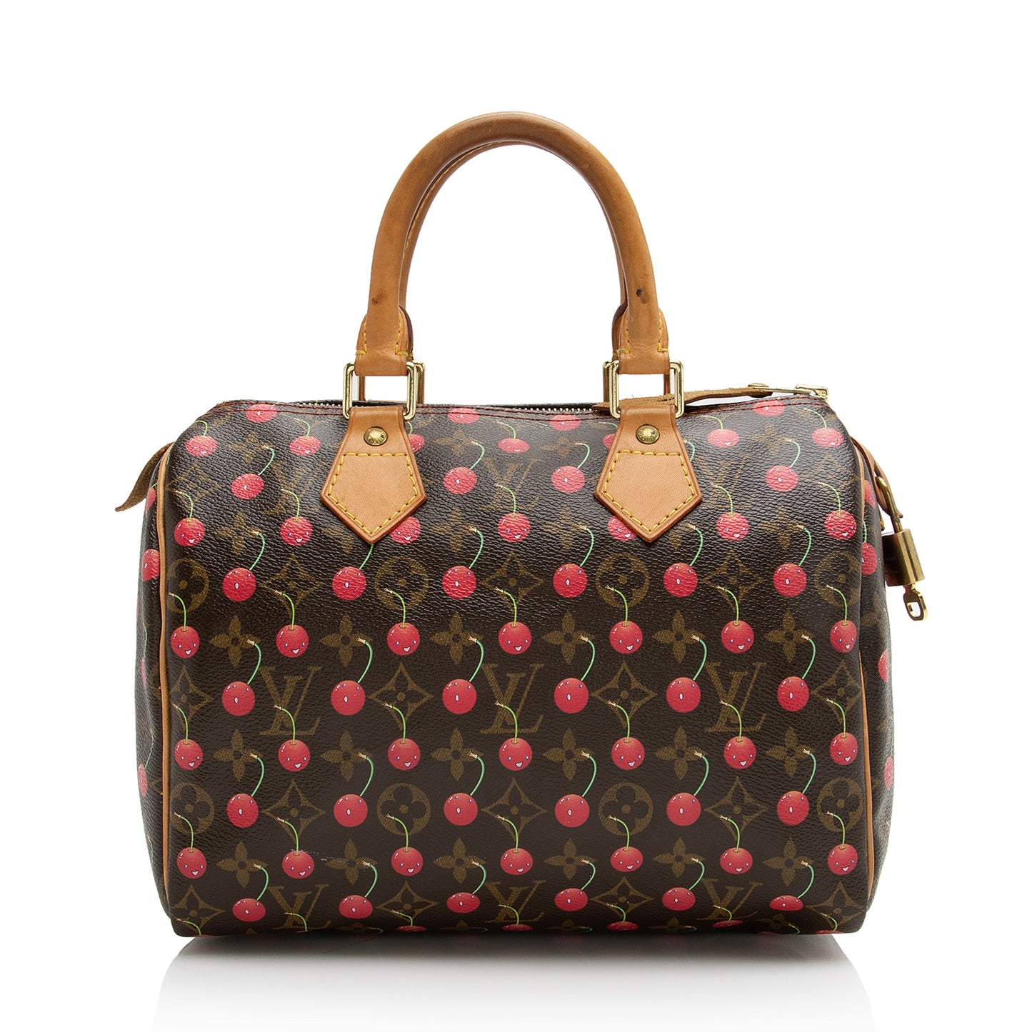 Louis Vuitton Limited Edition Cerises Speedy 25 Satchel (SHF-22619)