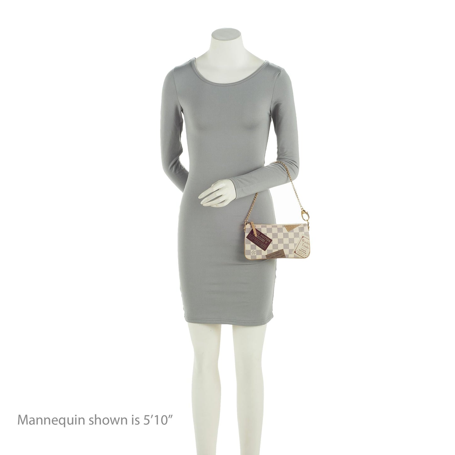 Louis Vuitton Limited Edition Damier Azur Trunks & Bags Milla MM Pochette Accessoires (SHF-WrXzxX)