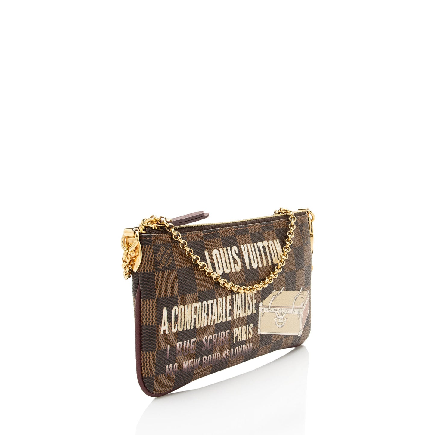 Louis Vuitton Limited Edition Damier Ebene Trunks & Bags Milla MM Pochette