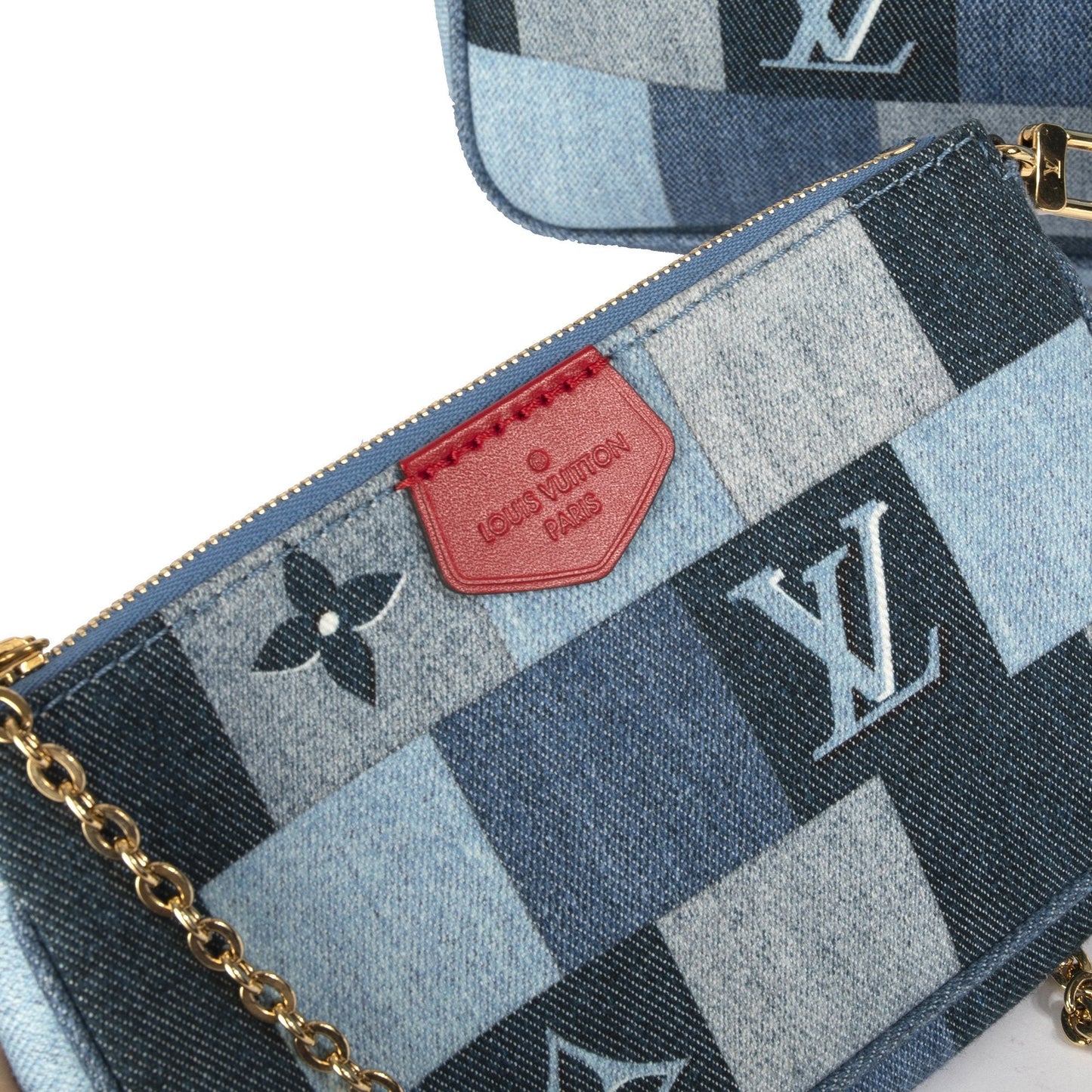Louis Vuitton Limited Edition Denim Multi-Pochette Accessoires