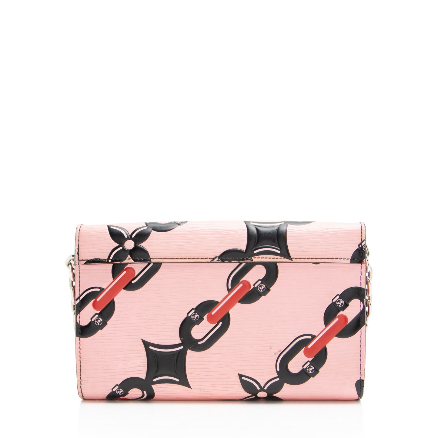 Louis Vuitton Limited Edition Epi Leather Chain Flower Twist Chain Wallet