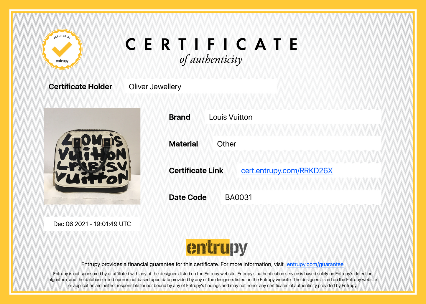 Louis Vuitton Limited Edition Graffiti Leather Alma MM