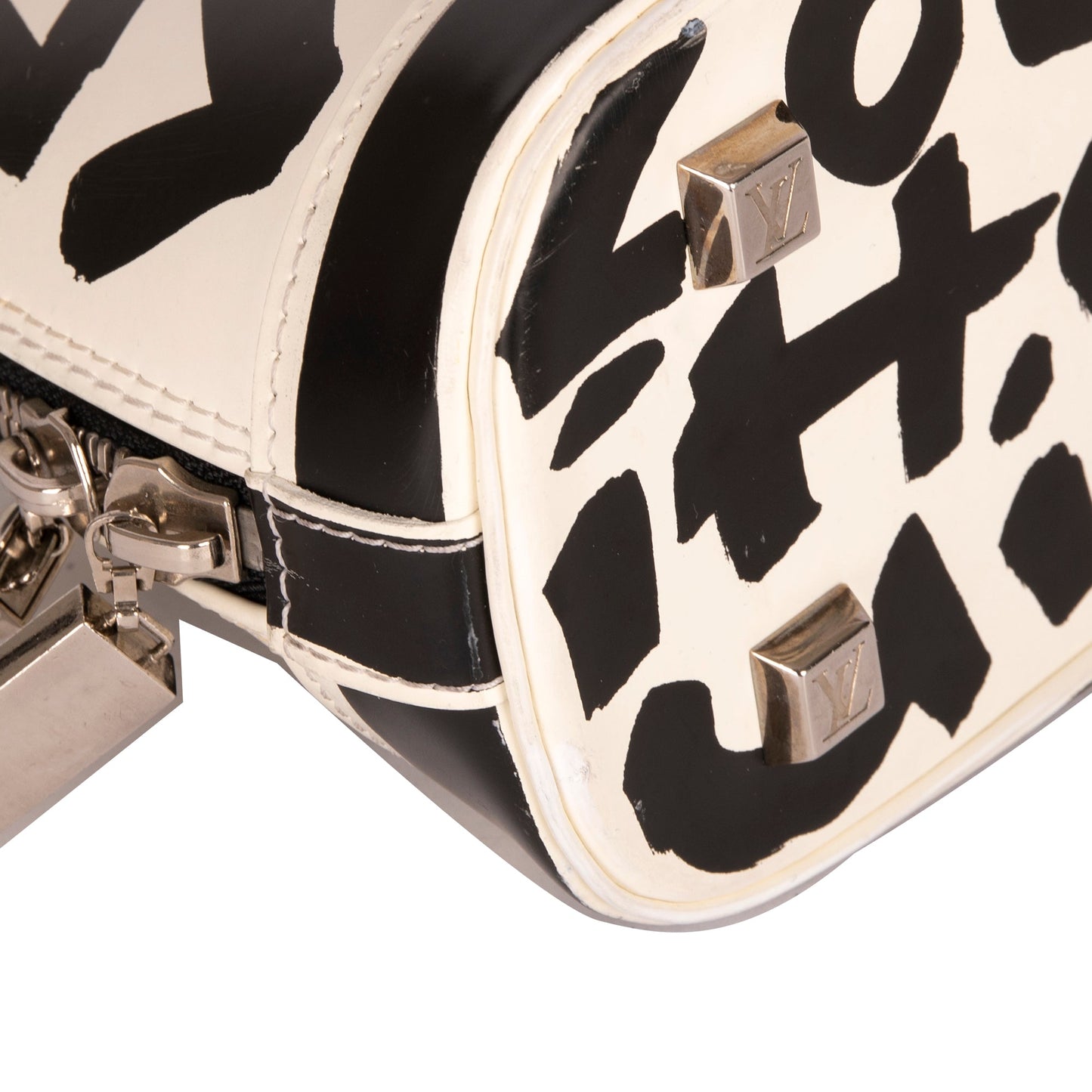 Louis Vuitton Limited Edition Graffiti Leather Alma MM