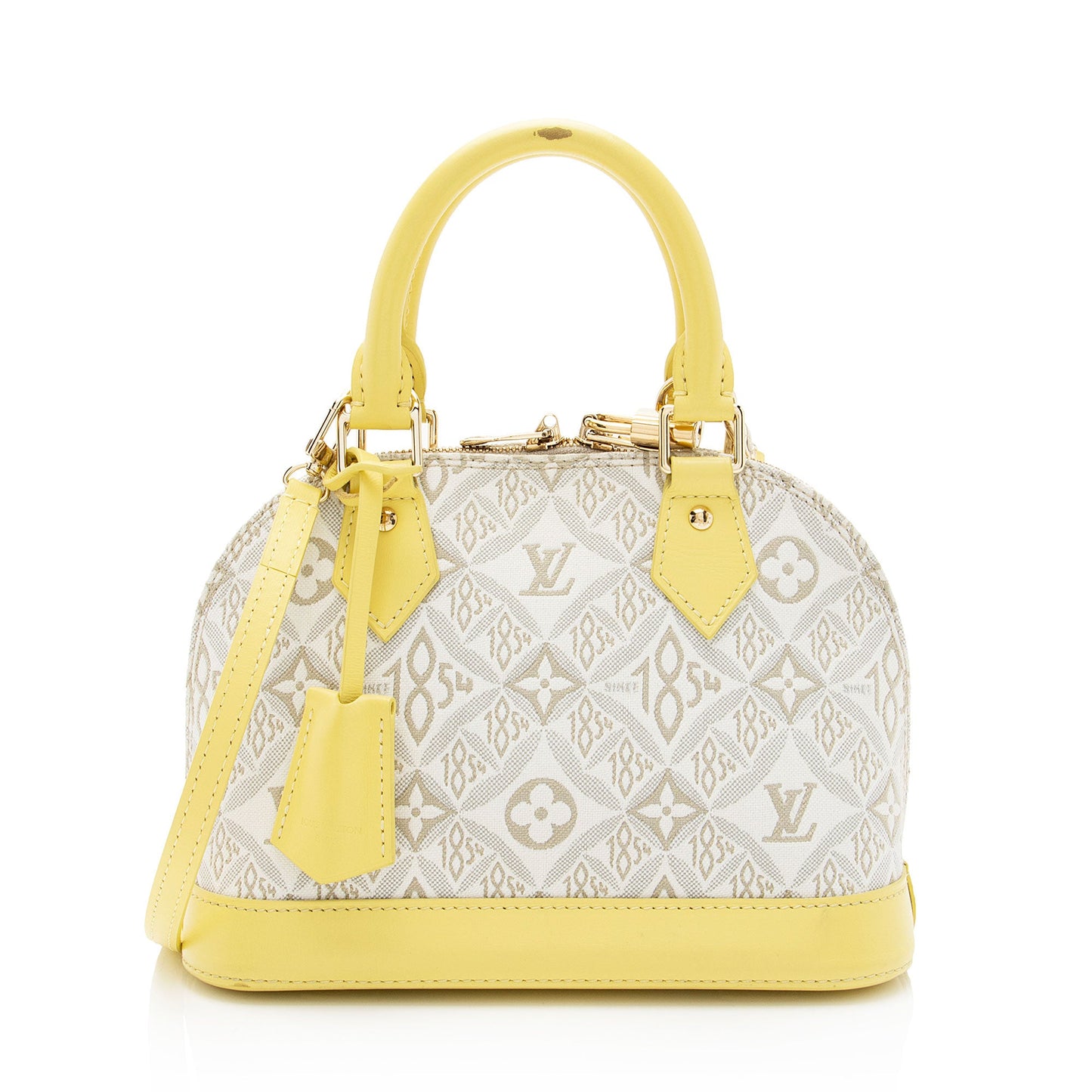 Louis Vuitton Limited Edition Jacquard Since 1854 Alma BB Satchel (SHF-HCvM7x)