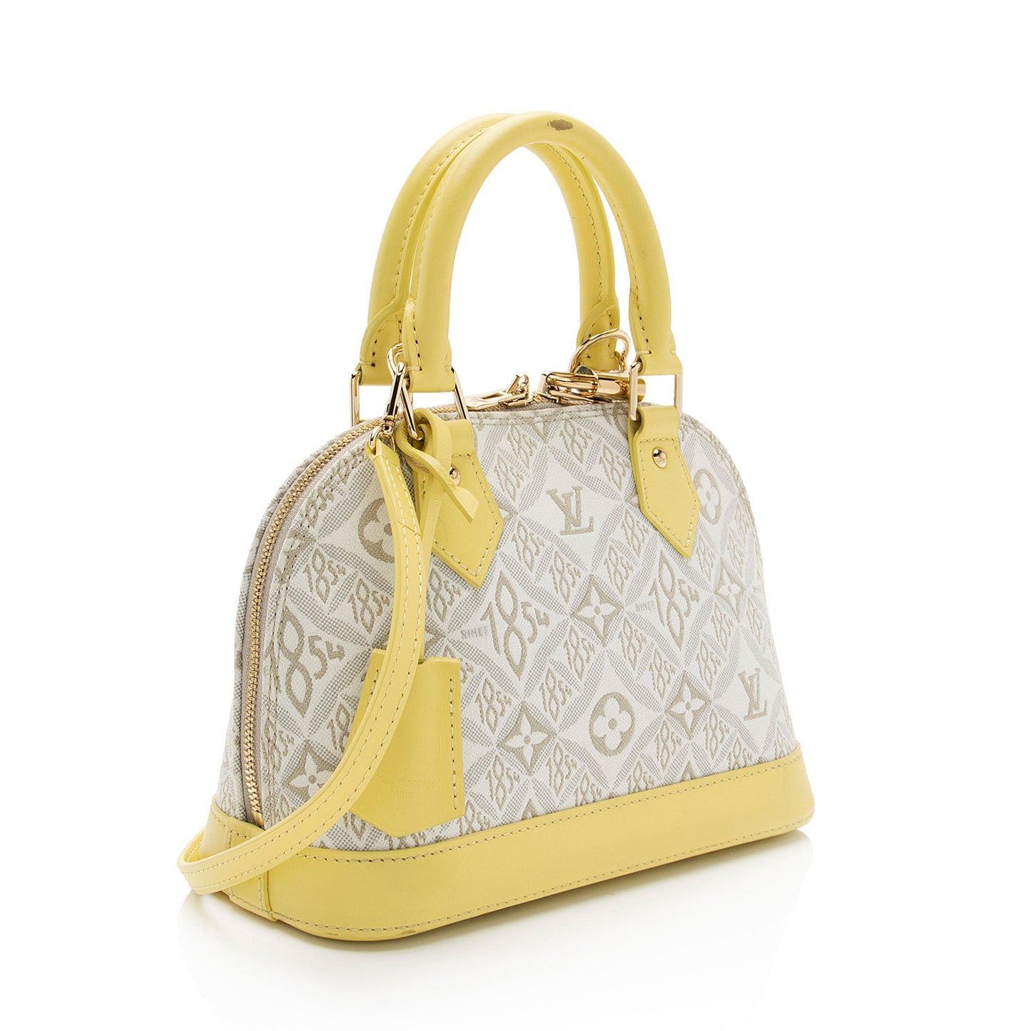 Louis Vuitton Limited Edition Jacquard Since 1854 Alma BB Satchel (SHF-HCvM7x)