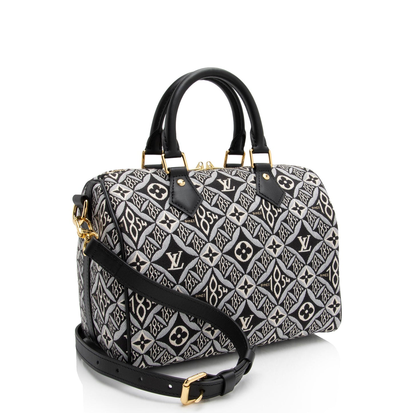 Louis Vuitton Limited Edition Jacquard Since 1854 Speedy Bandouliere 30 Satchel (SHF-5Ftuuk)