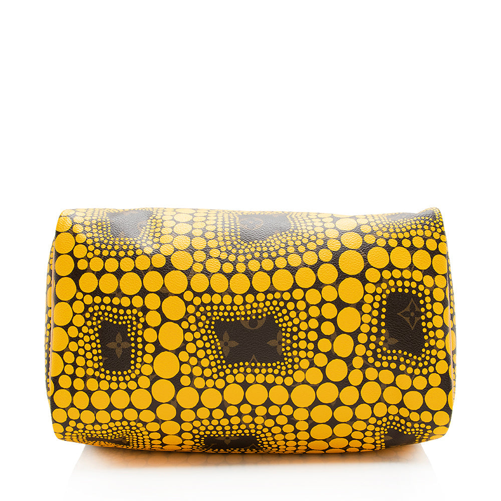 Louis Vuitton Limited Edition Kusama Speedy 30 Satchel (SHF-19796)