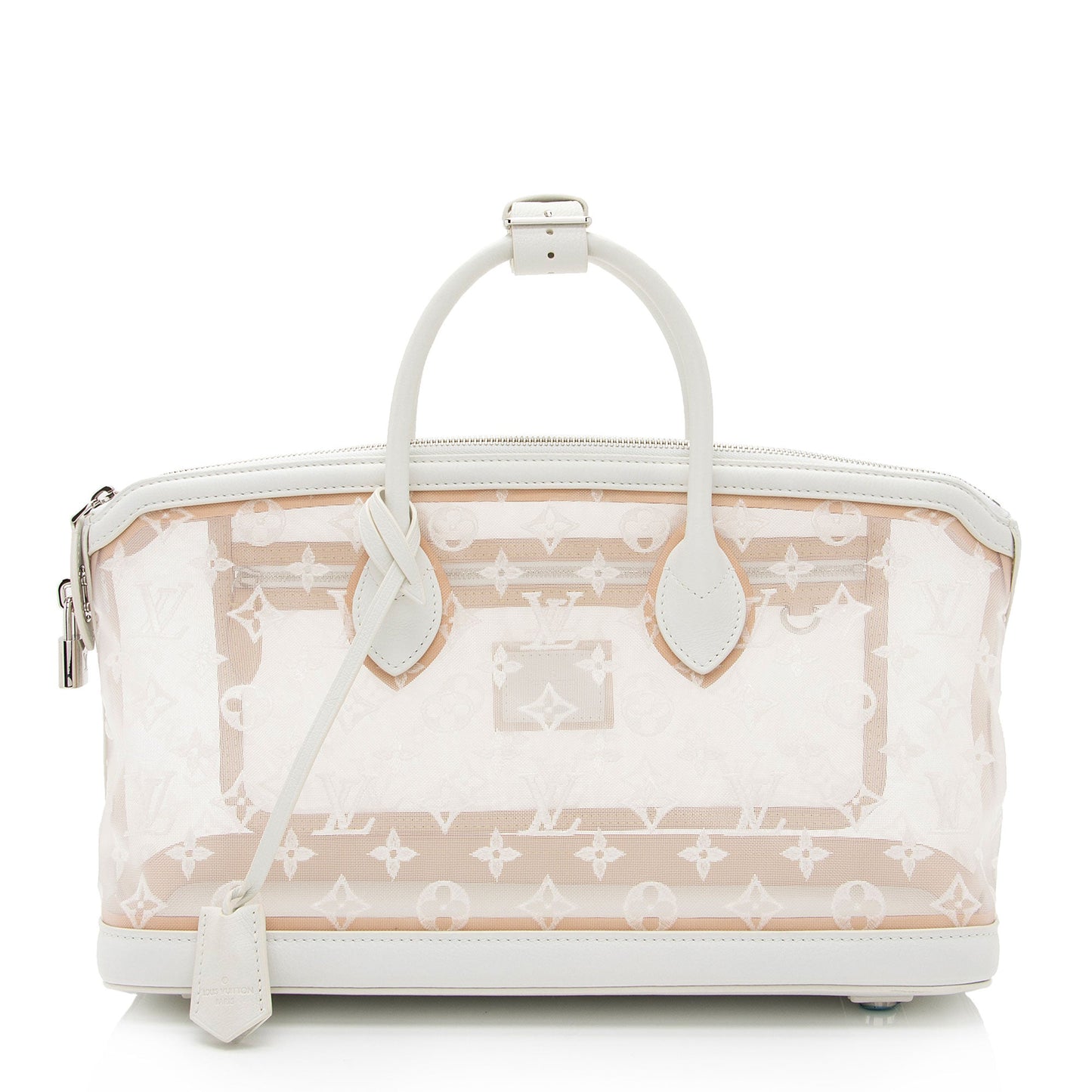 Louis Vuitton Limited Edition Mesh Transparence E/W Lockit Satchel (SHF-XtiURz)