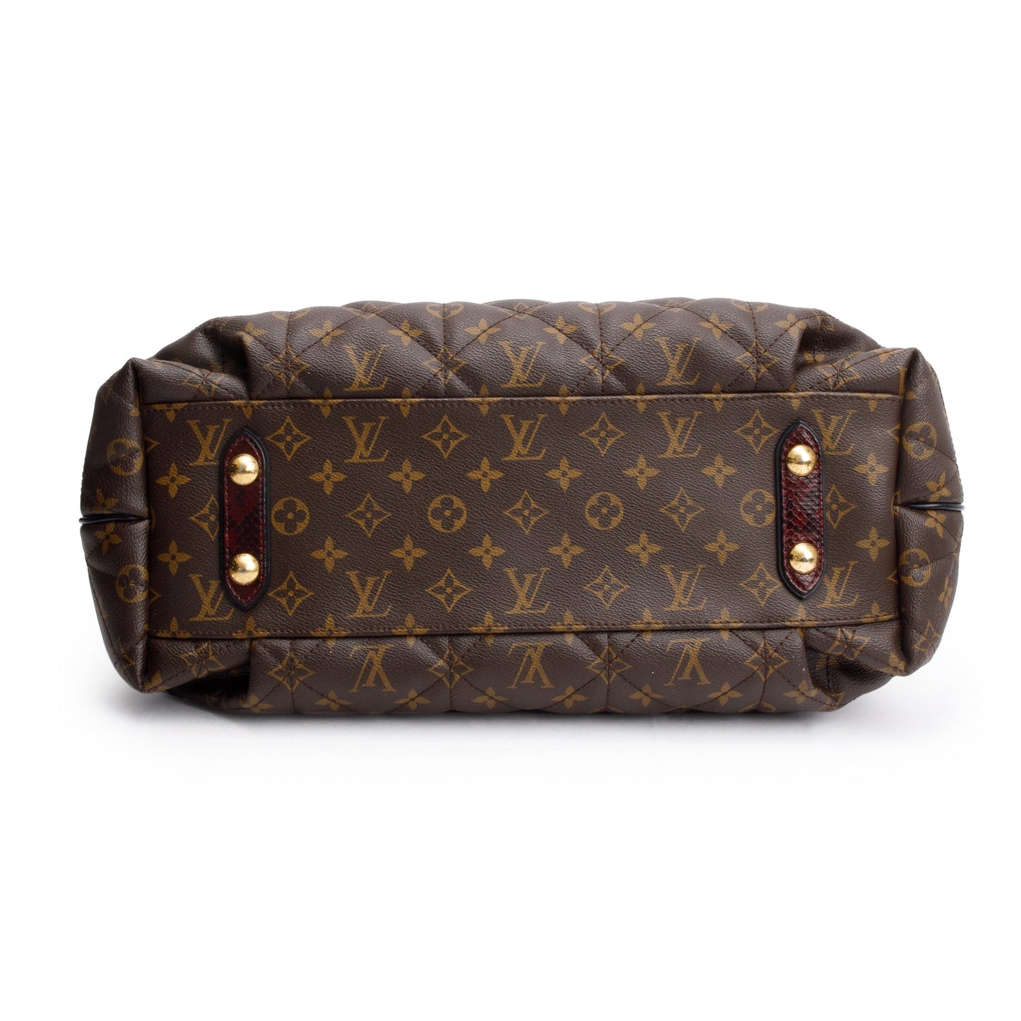 Louis Vuitton Limited Edition Monogram Burgundy Python Etoile Exotique Tote GM