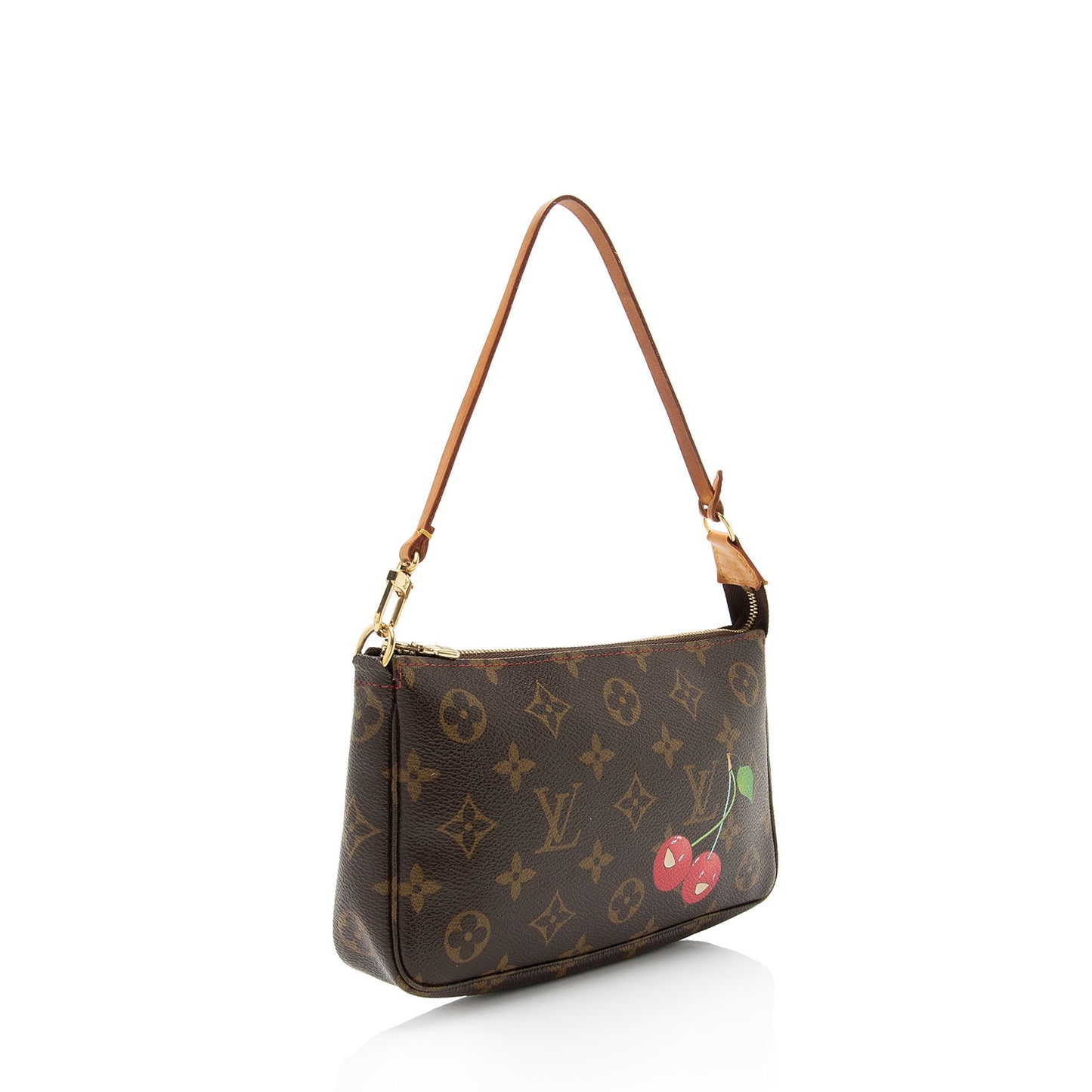 Louis Vuitton Limited Edition Monogram Canvas Cerises Pochette Accessoires (SHF-57CWGW)