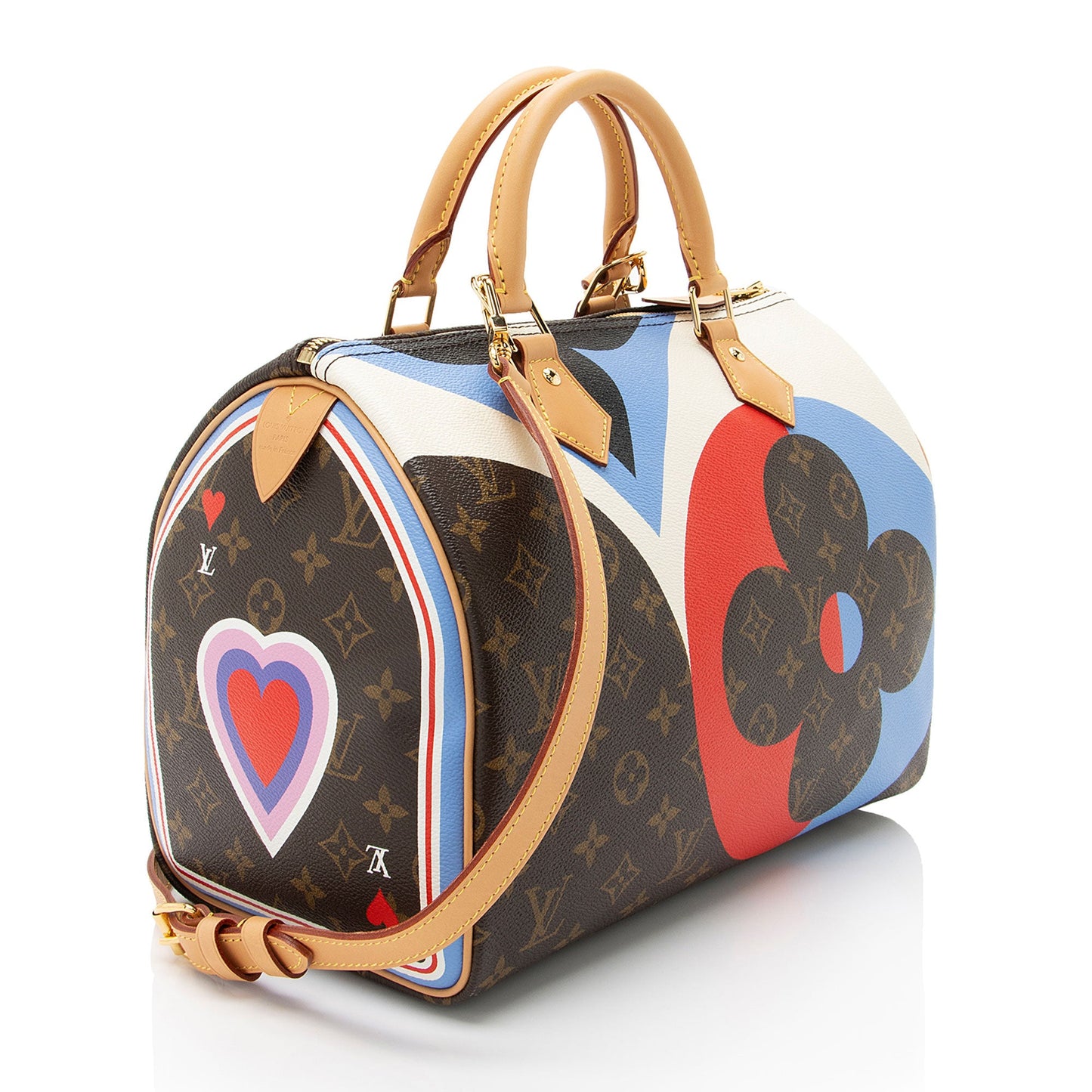 Louis Vuitton Limited Edition Monogram Canvas Game On Speedy Bandouliere 30 Satchel