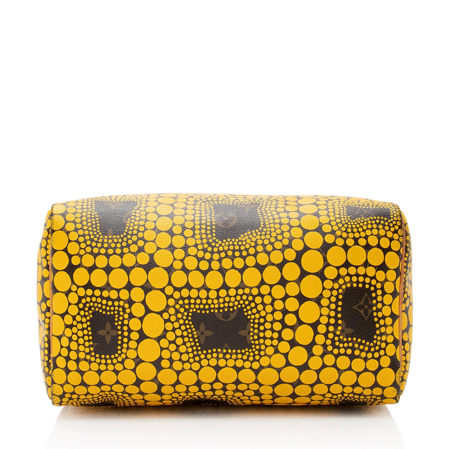 Louis Vuitton Limited Edition Monogram Canvas Kusama Speedy 30 Satchel (SHF-22942)