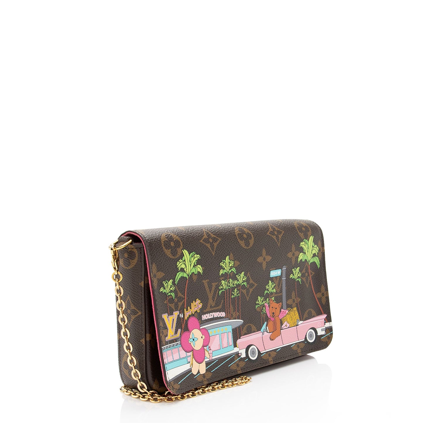 Louis Vuitton Limited Edition Monogram Canvas Vivienne Hollywood Felicie Pochette
