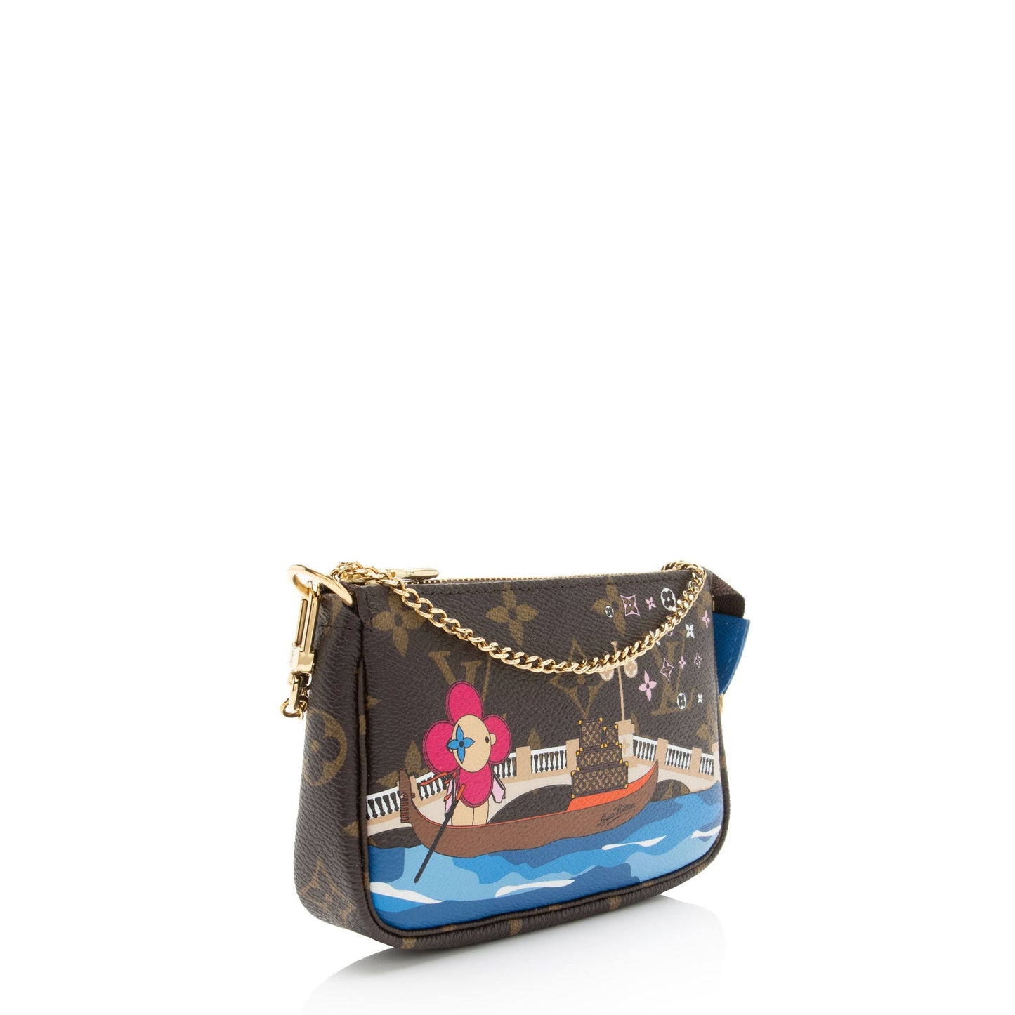 Louis Vuitton Limited Edition Monogram Canvas Vivienne Mini Pochette Accessoires (SHF-eyekg1)